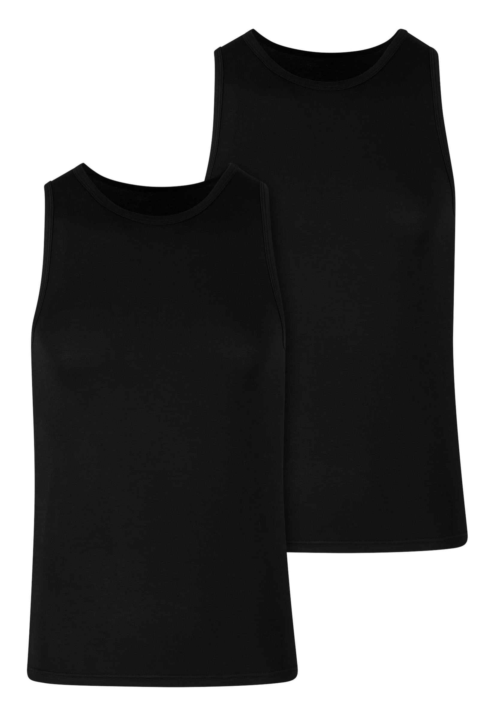 Urban Classics - Bamboo Basic Pack Of 2 Black+Black - Tank | Men-Image