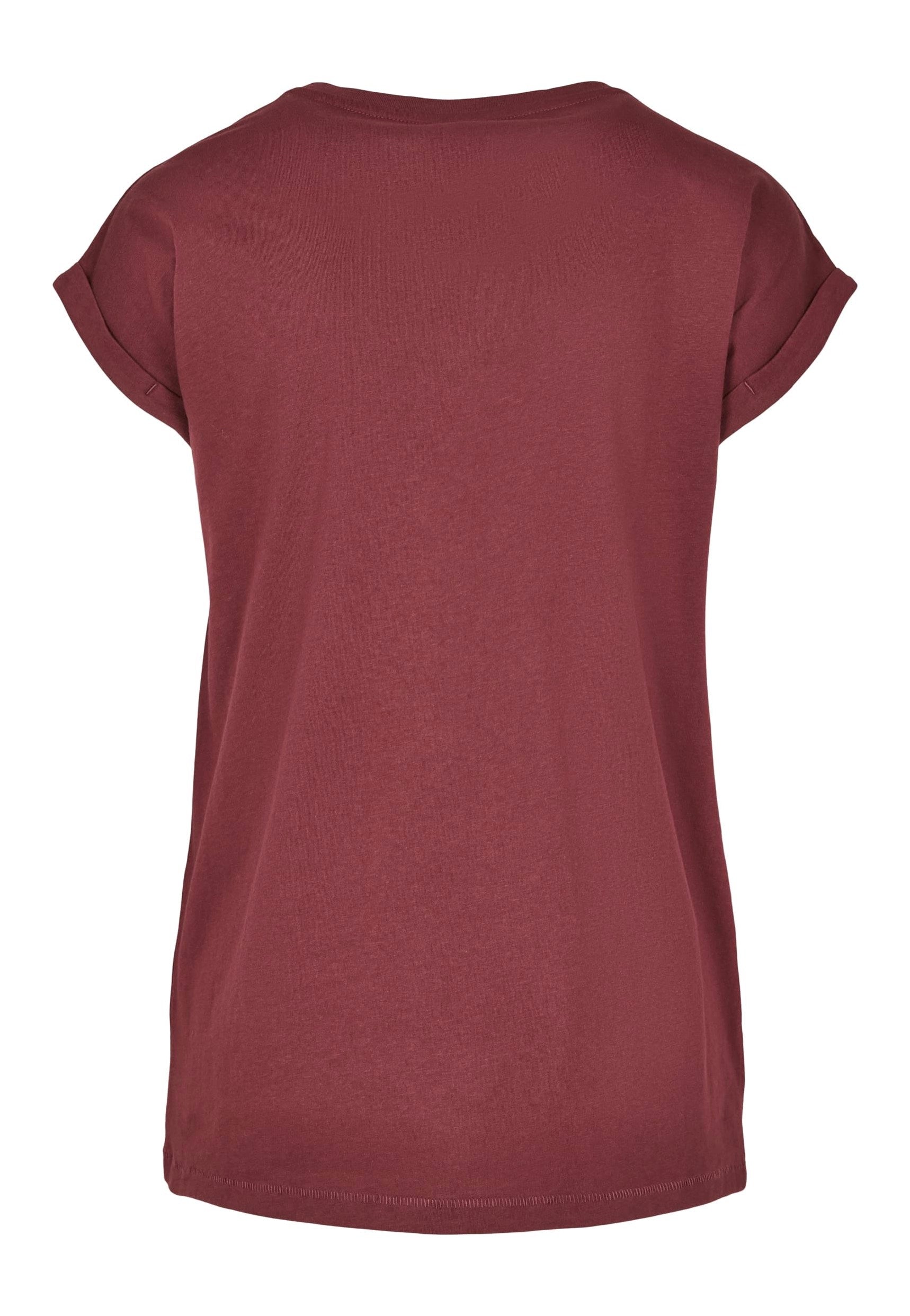Urban Classics - Ladies Extended Shoulder Redwine - T-Shirt | Women-Image
