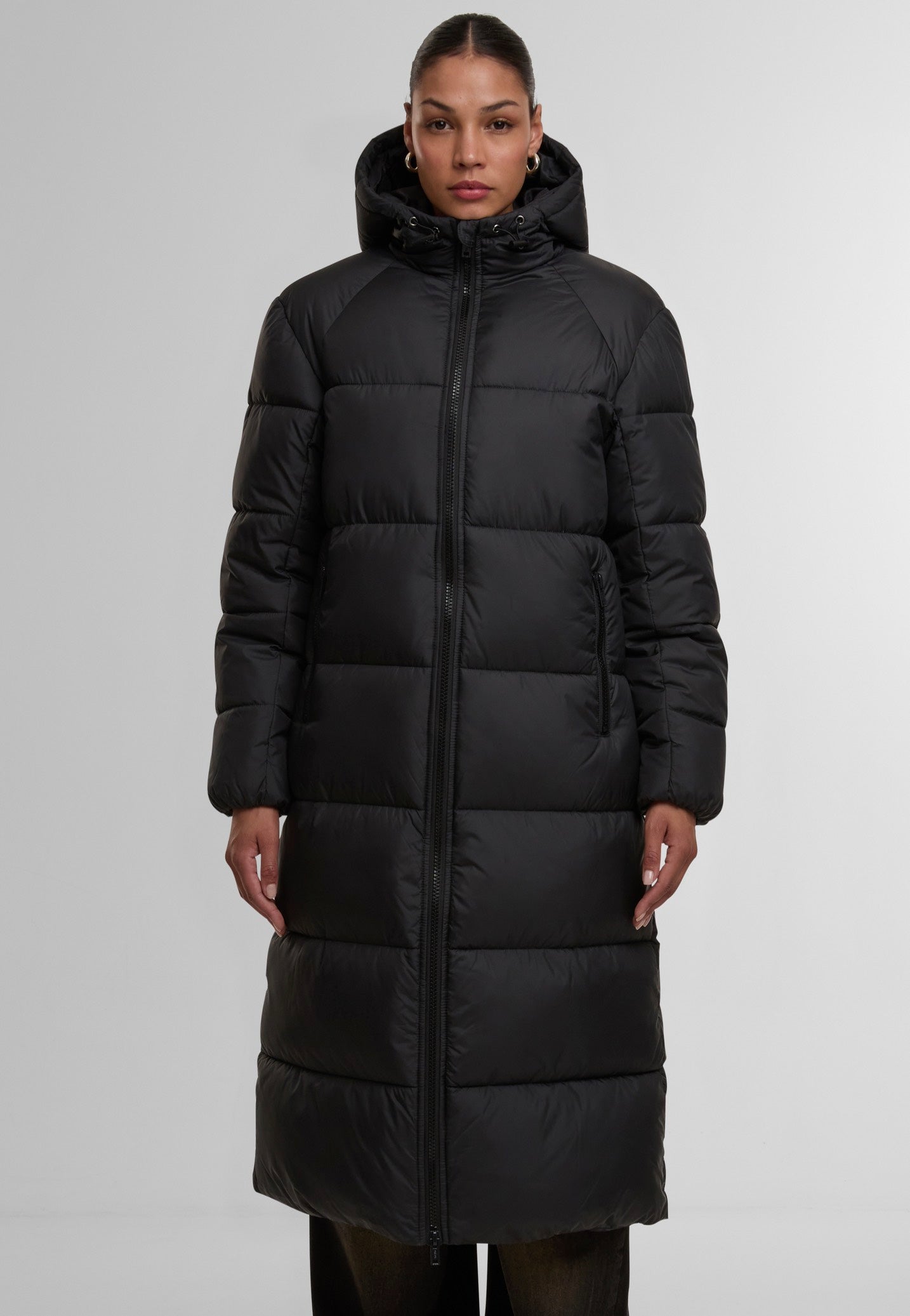 Urban Classics - Ladies Ultra Long Black - Jacket | Women-Image