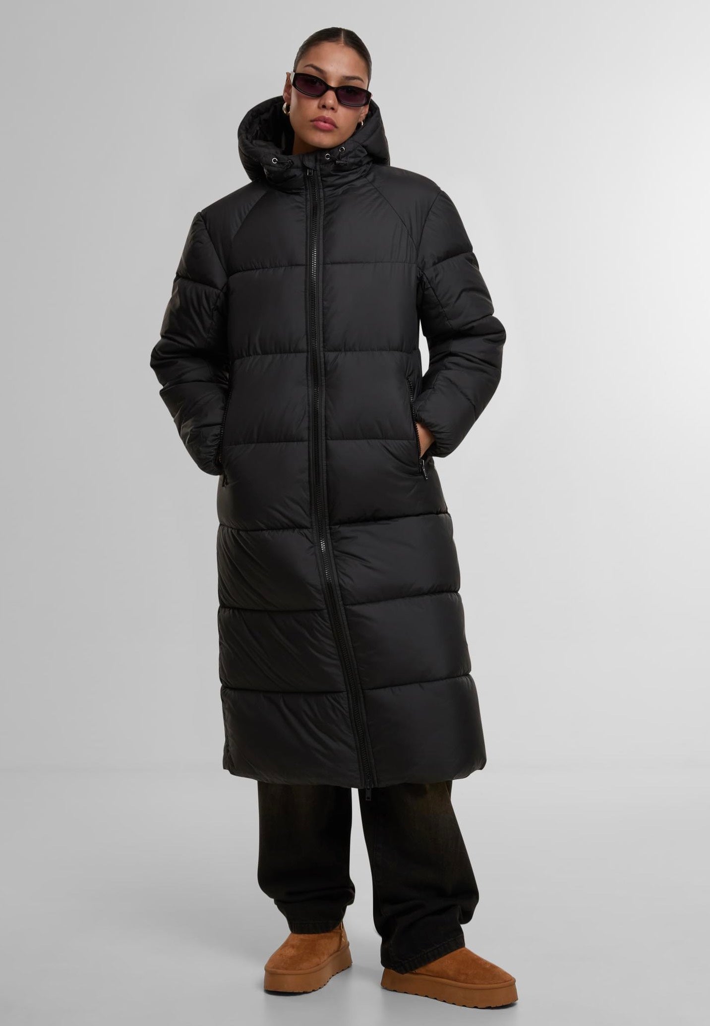 Urban Classics - Ladies Ultra Long Black - Jacket | Women-Image