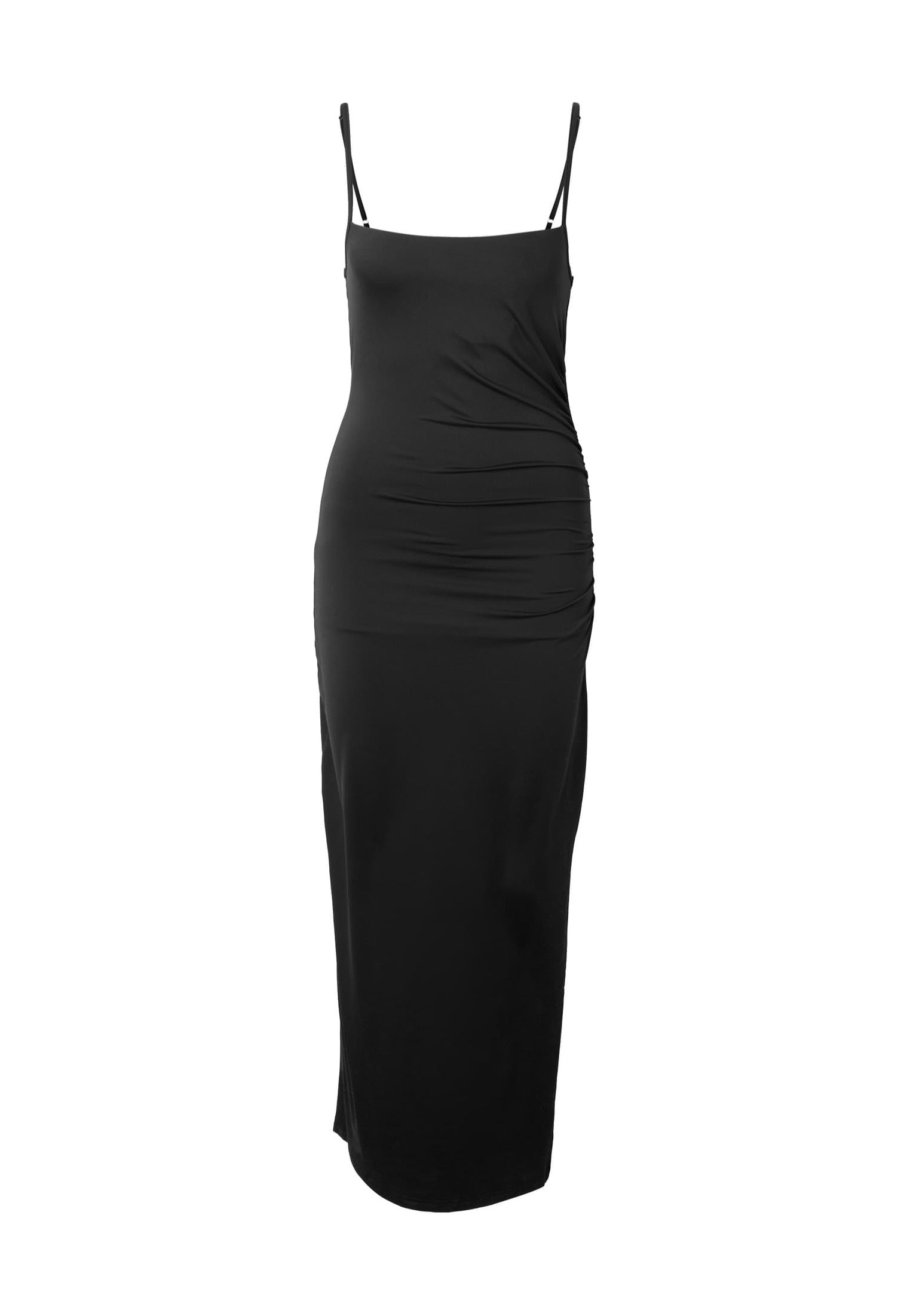 Urban Classics - Ladies Long Spaghetti Black - Dress | Women-Image