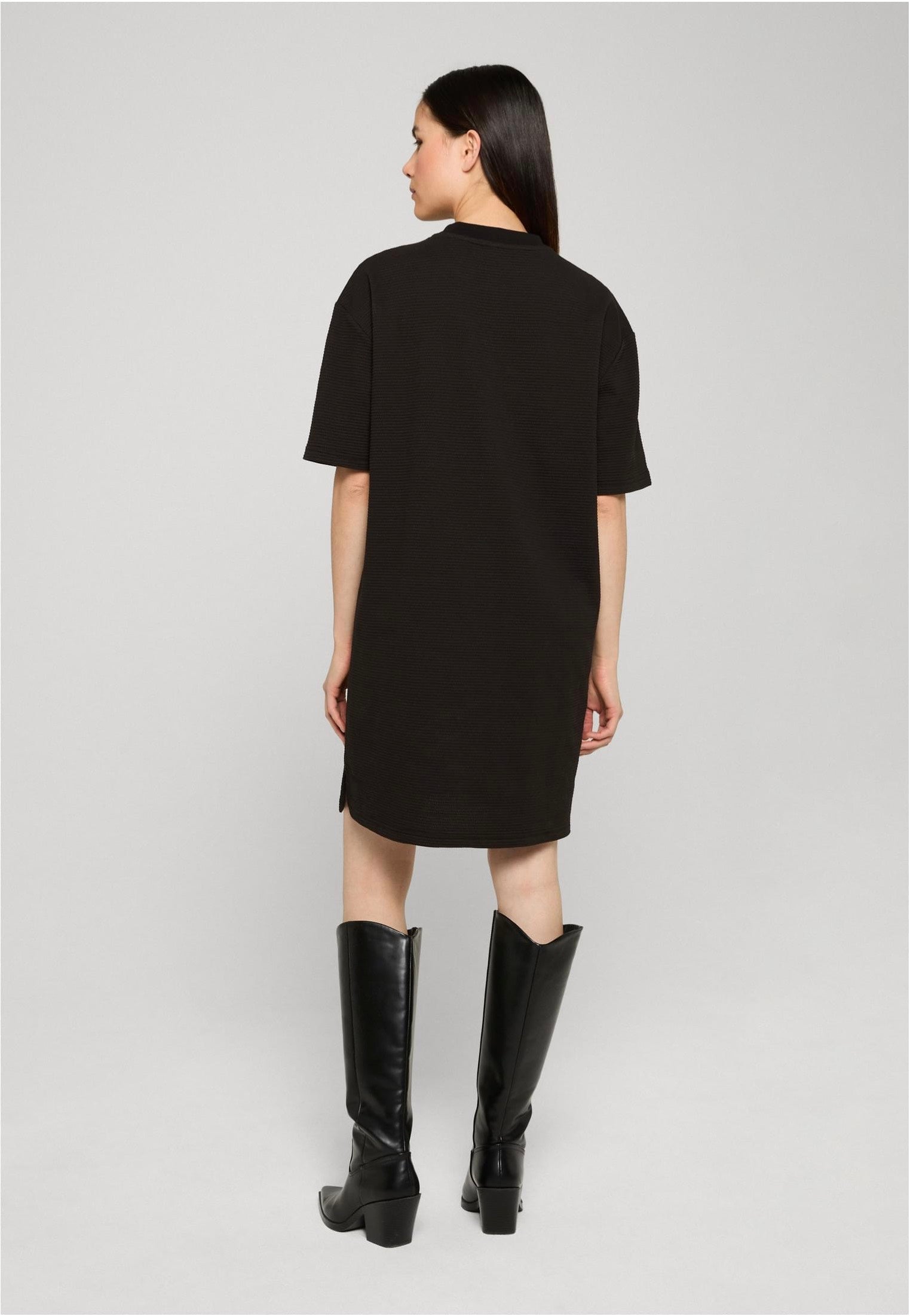 Urban Classics - Ladies Structured Jersey Black - Dress | Women-Image