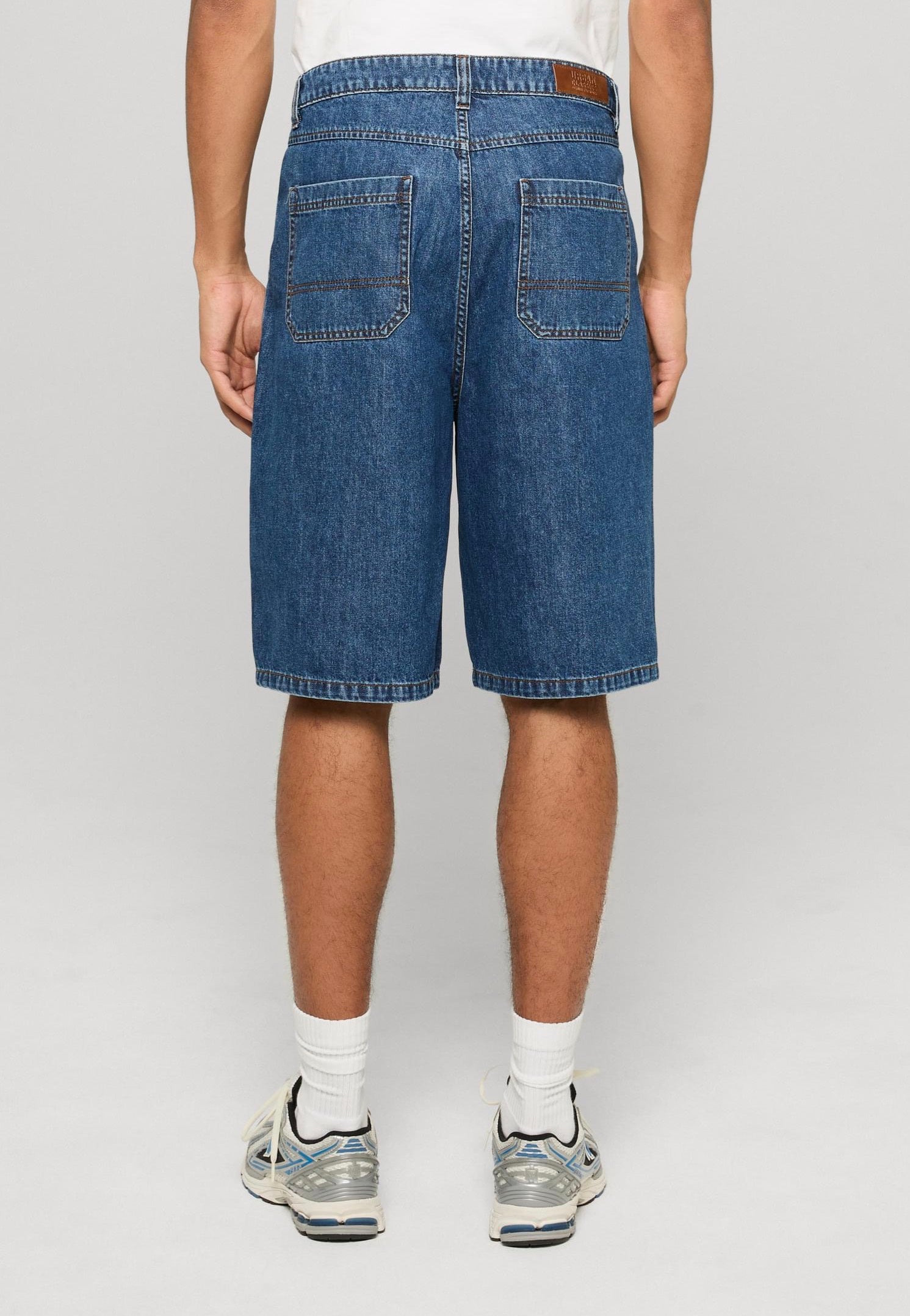 Urban Classics - Pleated Denim Raw Washed - Shorts | Men-Image