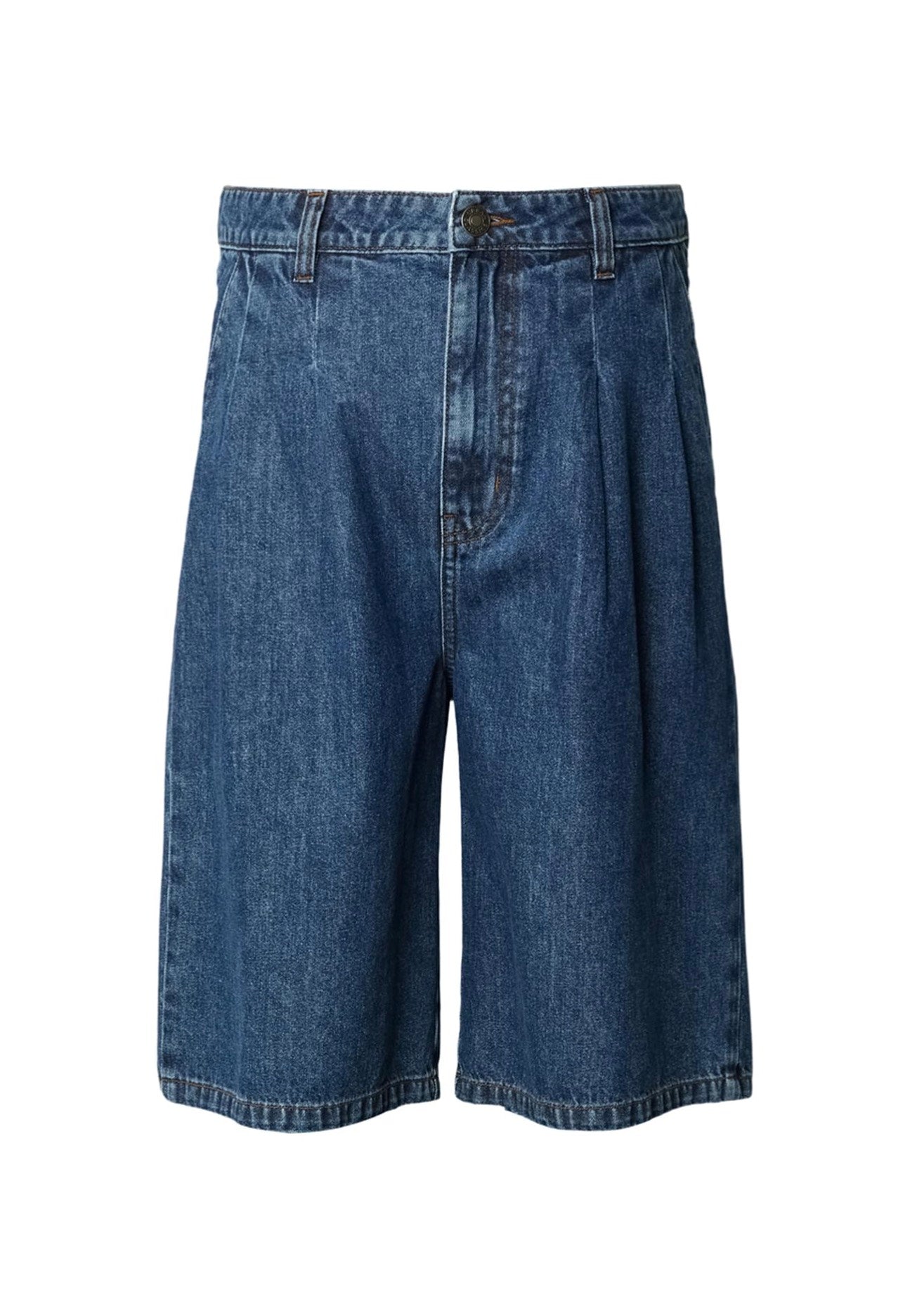 Urban Classics - Pleated Denim Raw Washed - Shorts | Men-Image