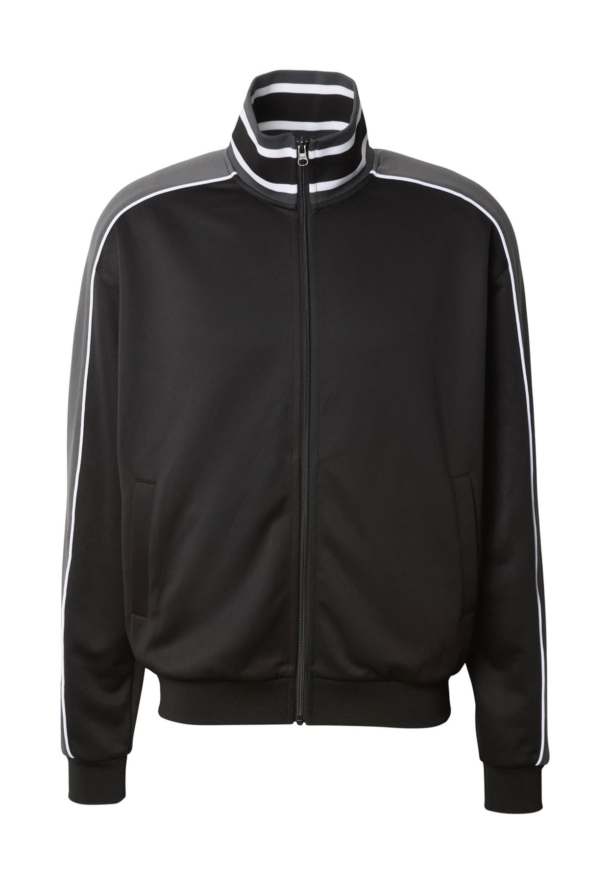 Urban Classics - Interlock College Black - Track Jacket | Men-Image