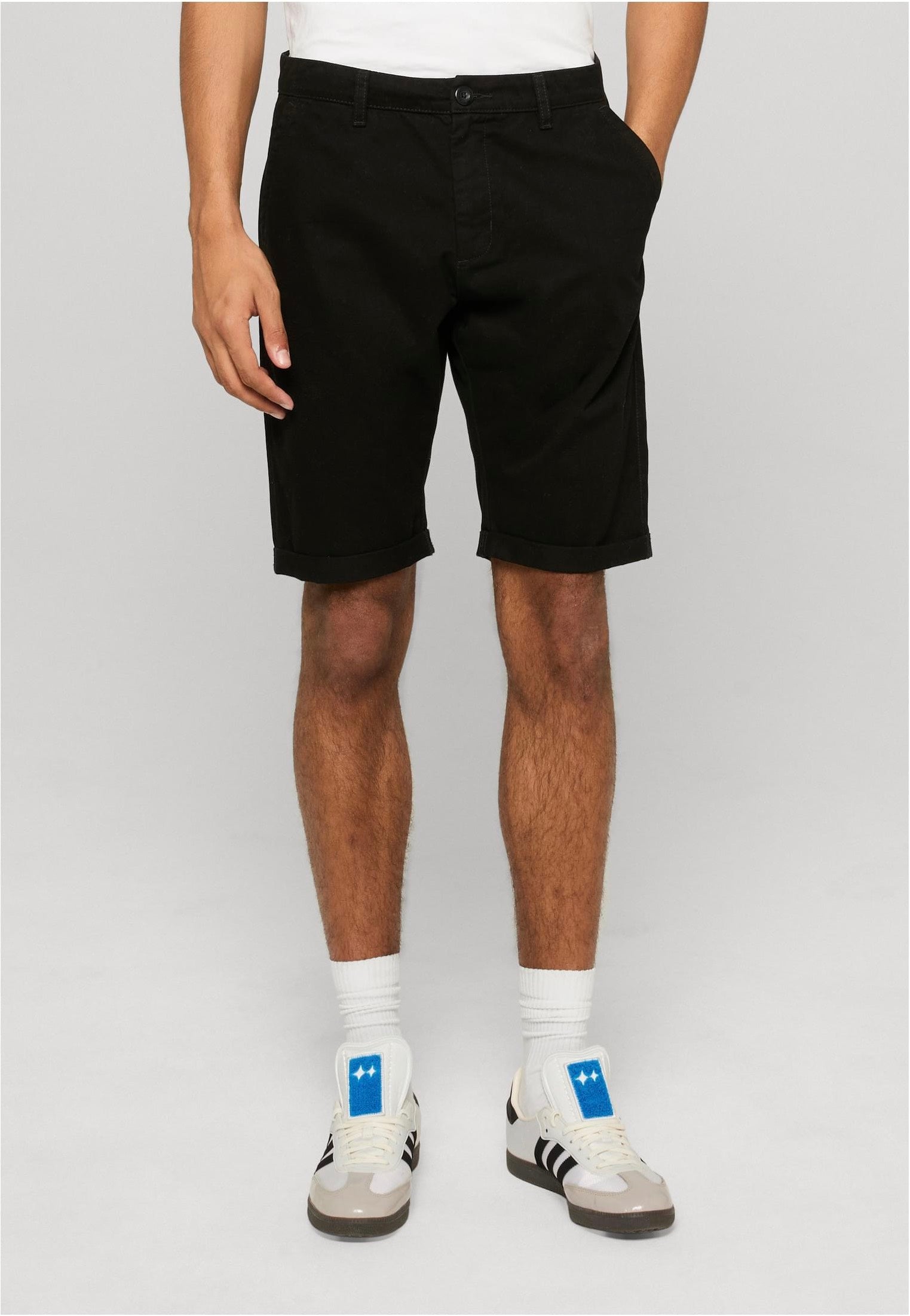 Urban Classics - Basic Chino Black - Shorts | Men-Image