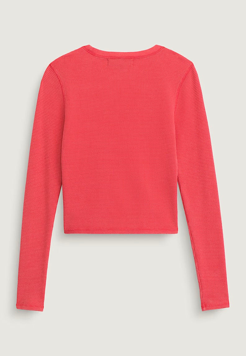Vans - Teri Waffle Crimson Haze - Longsleeve | Women-Image