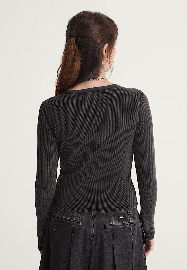 Vans - Teri Waffle Black - Longsleeve | Women-Image