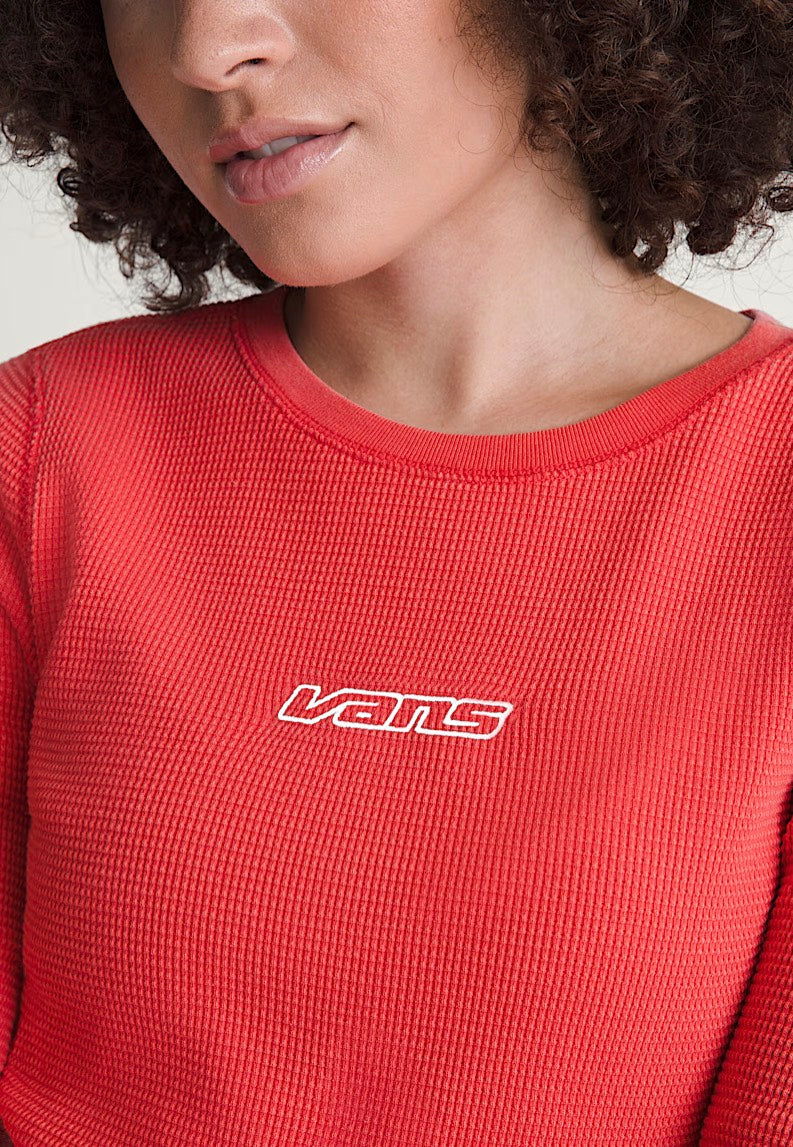 Vans - Teri Waffle Crimson Haze - Longsleeve | Women-Image