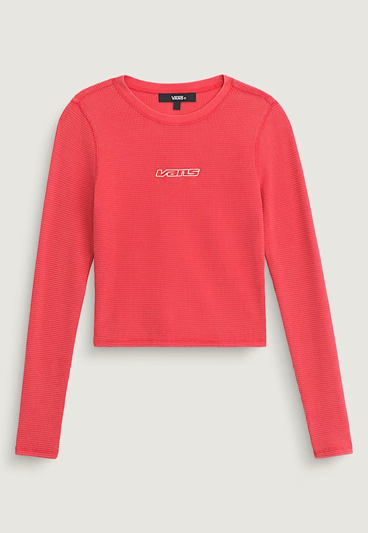 Vans - Teri Waffle Crimson Haze - Longsleeve | Women-Image