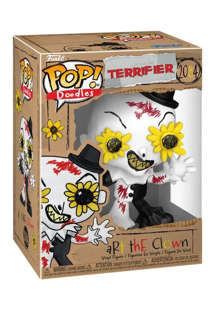 Terrifier Art The Clown Doodles Funko Pop | Neutral-Image