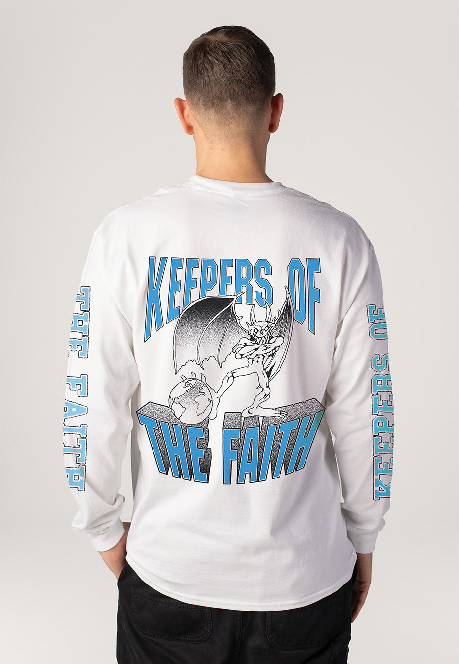 Terror - Believers Devil White - Longsleeve | Men-Image