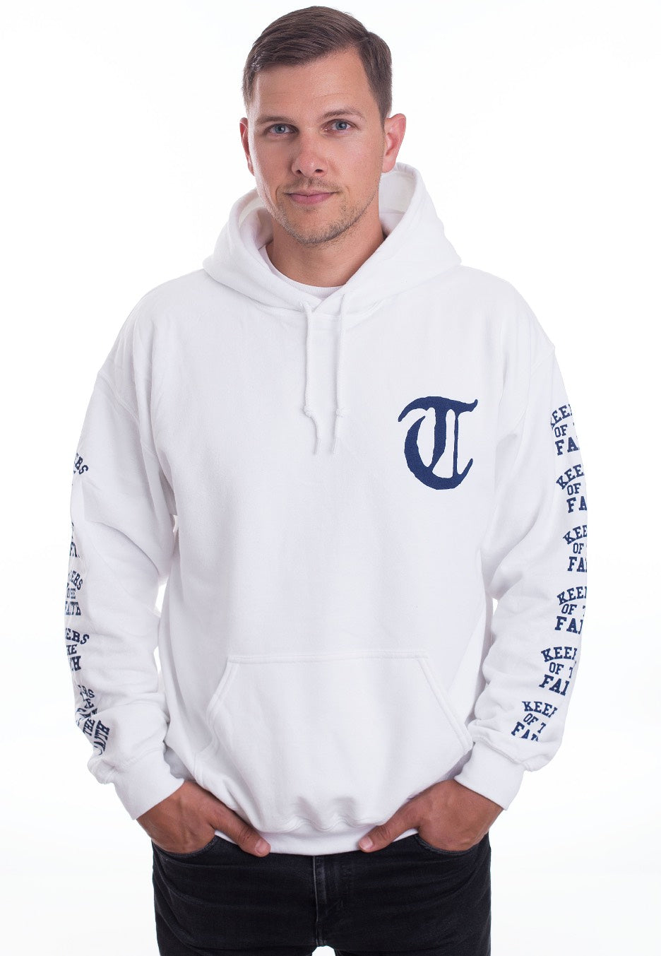 Terror - Keepers Of The Faith White - Hoodie | Men-Image