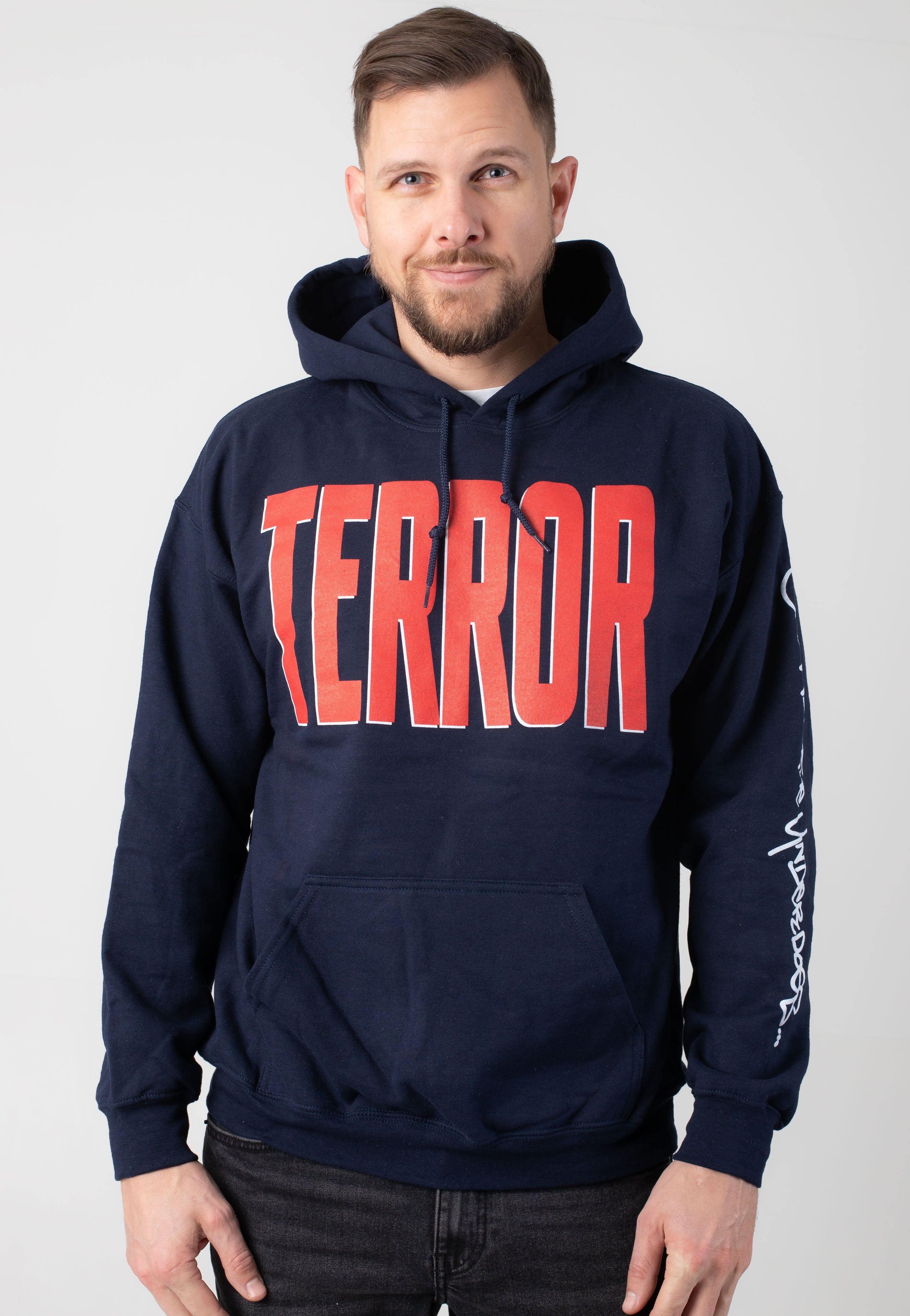 Terror - Scratch And Fight Navy - Hoodie | Men-Image