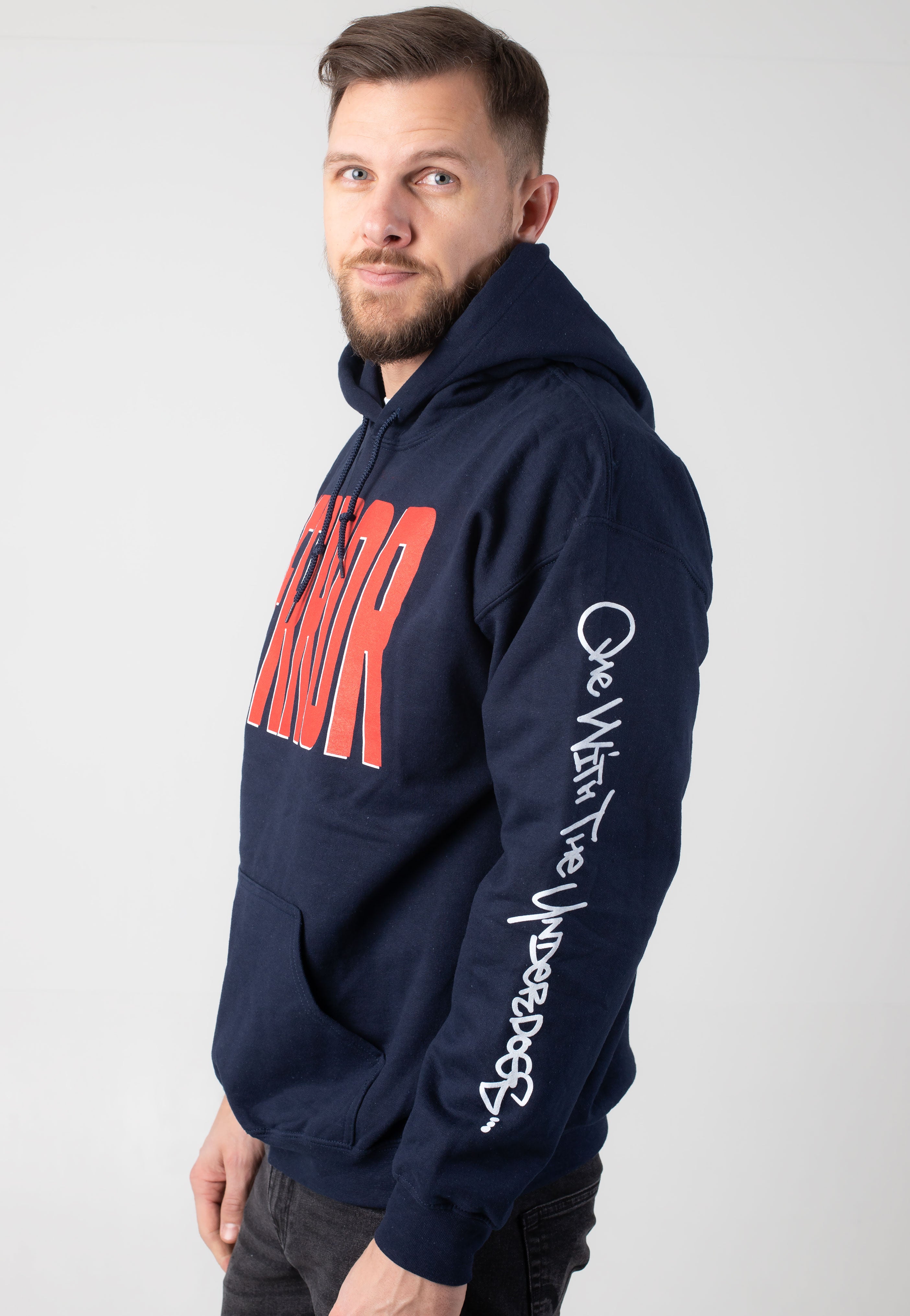 Terror - Scratch And Fight Navy - Hoodie | Men-Image