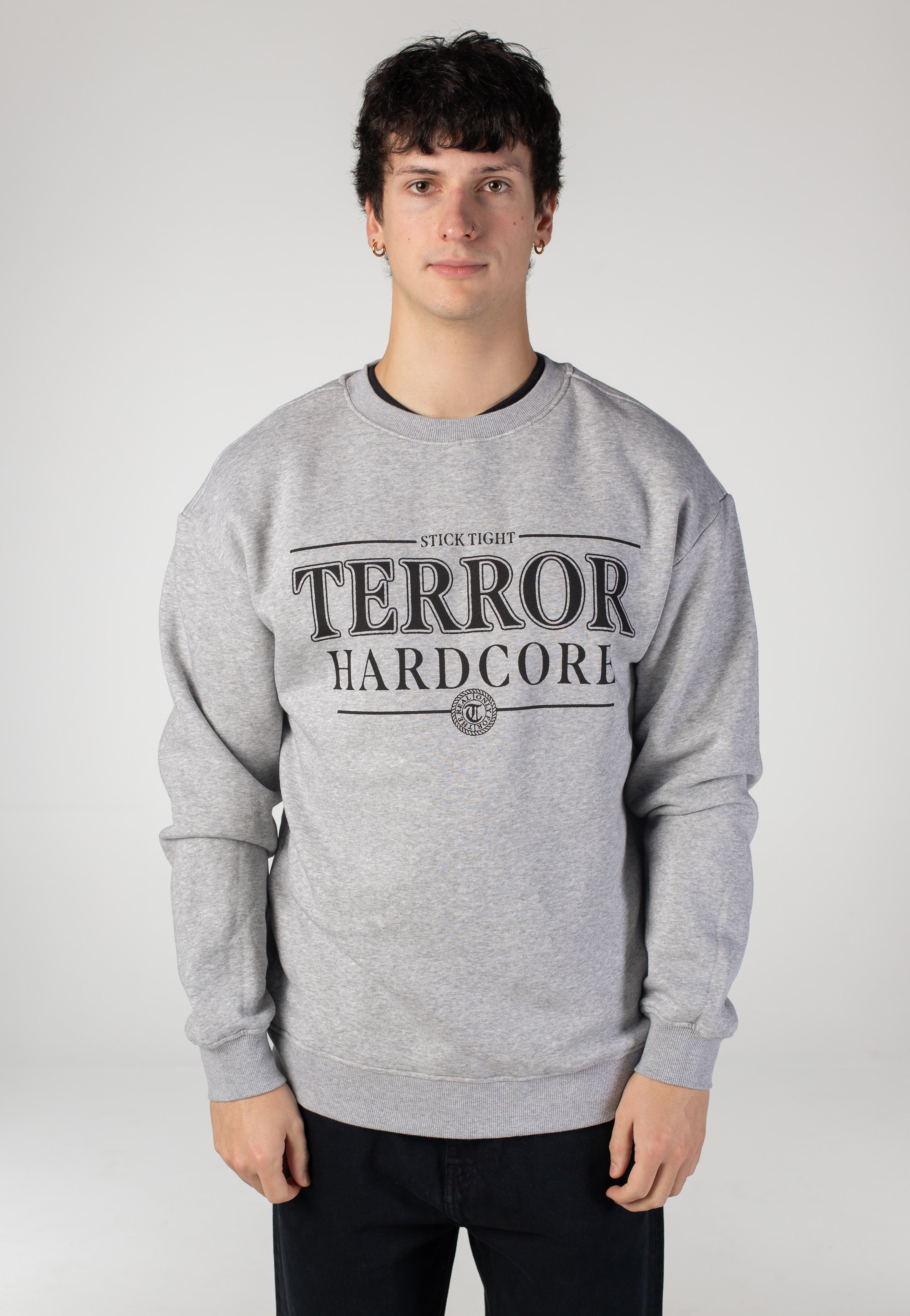 Terror - Stick Tight Heather Grey - Sweater | Neutral-Image