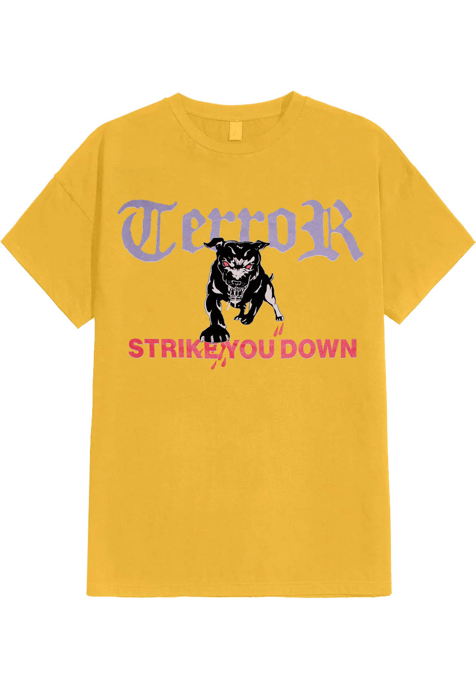 Terror - Strike Your Down Yellow - T-Shirt | Neutral-Image