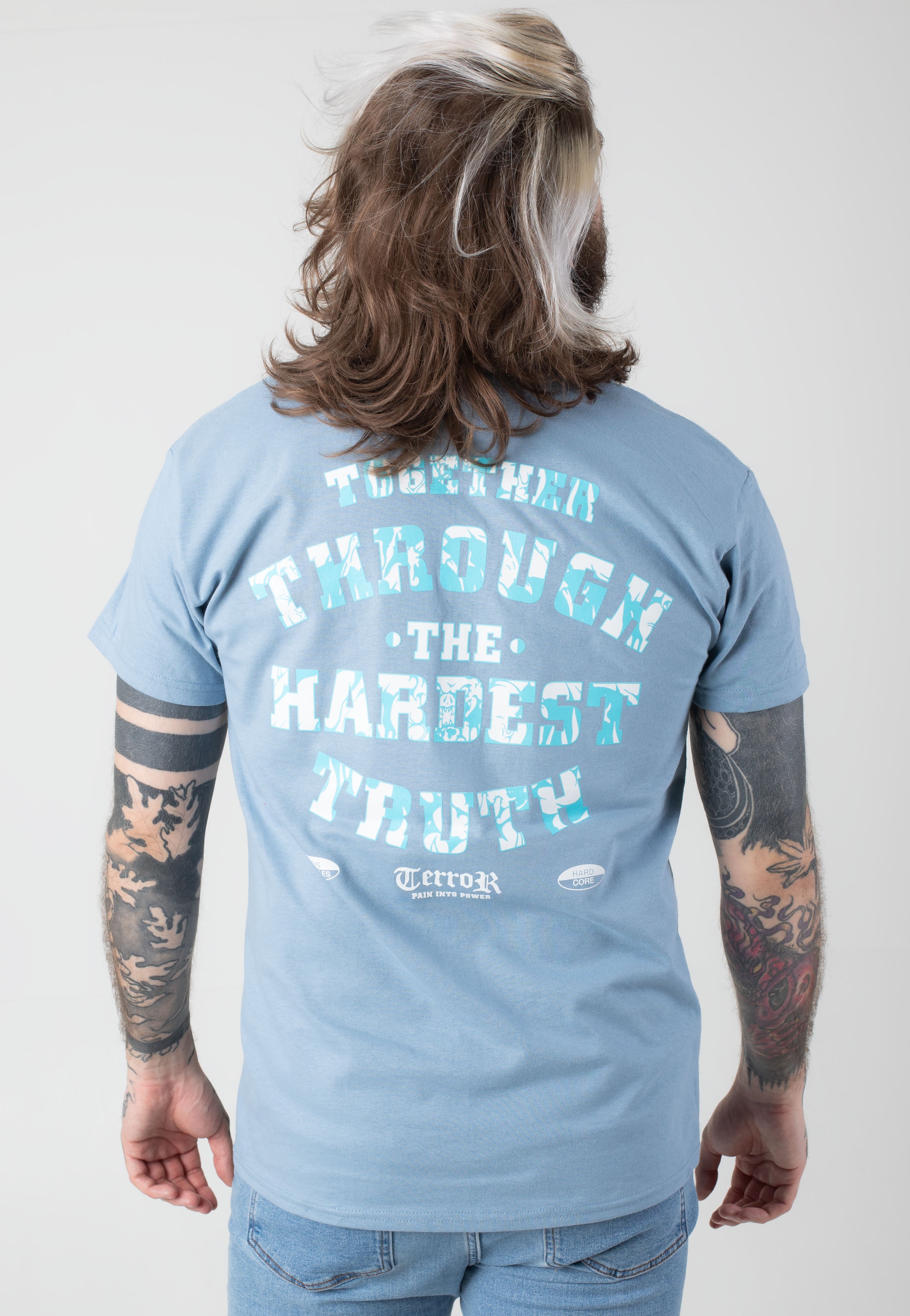 Terror - Together Through The Hardest Truth Stone Blue - T-Shirt | Men-Image