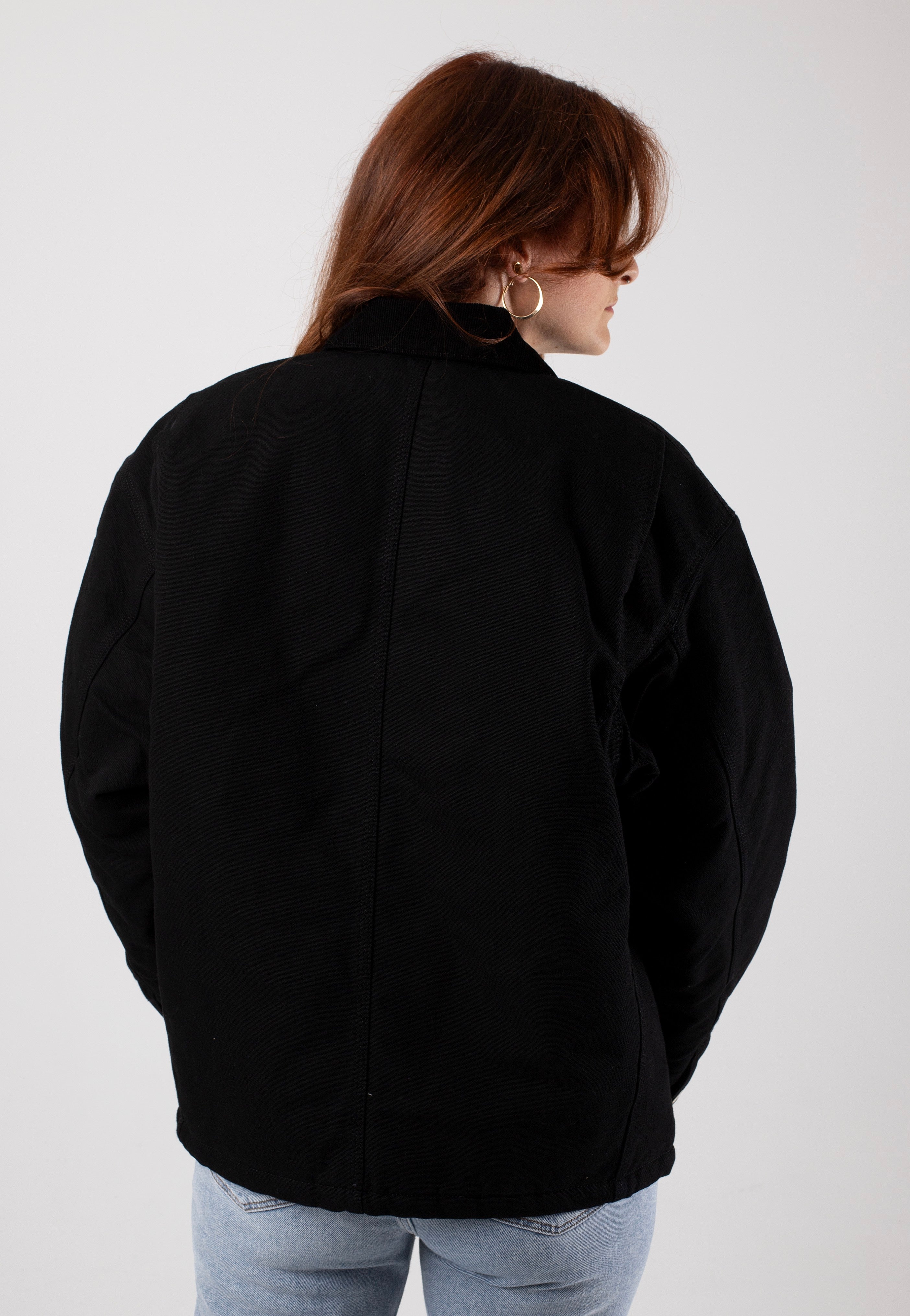 Carhartt WIP - W' Og Michigan Rinsed Black/Black - Jacket | Women-Image