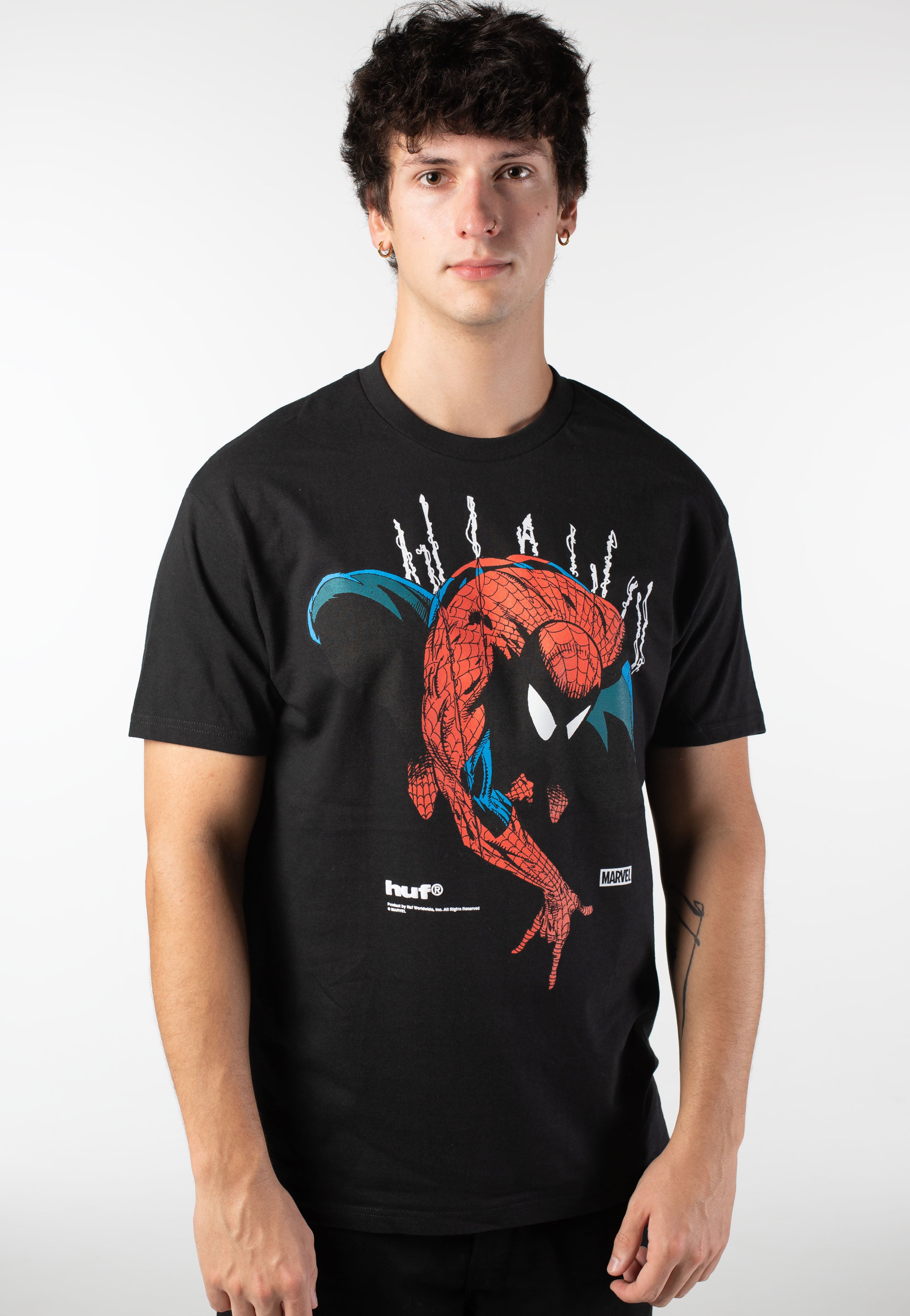 HUF x Spiderman - Perceptions Black - T-Shirt | Men-Image