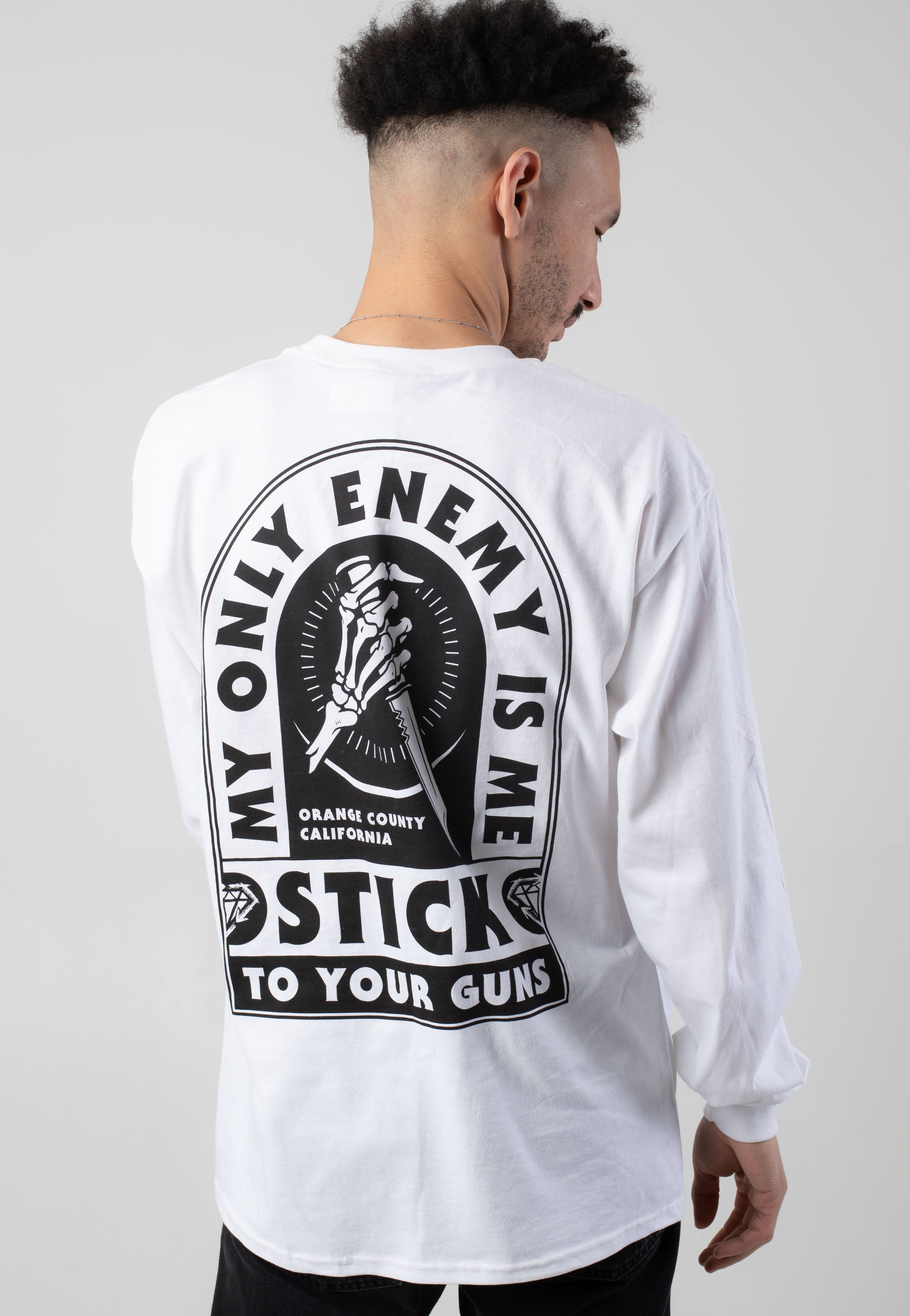 Stick To Your Guns - Enemy White - Longsleeve | Men-Image