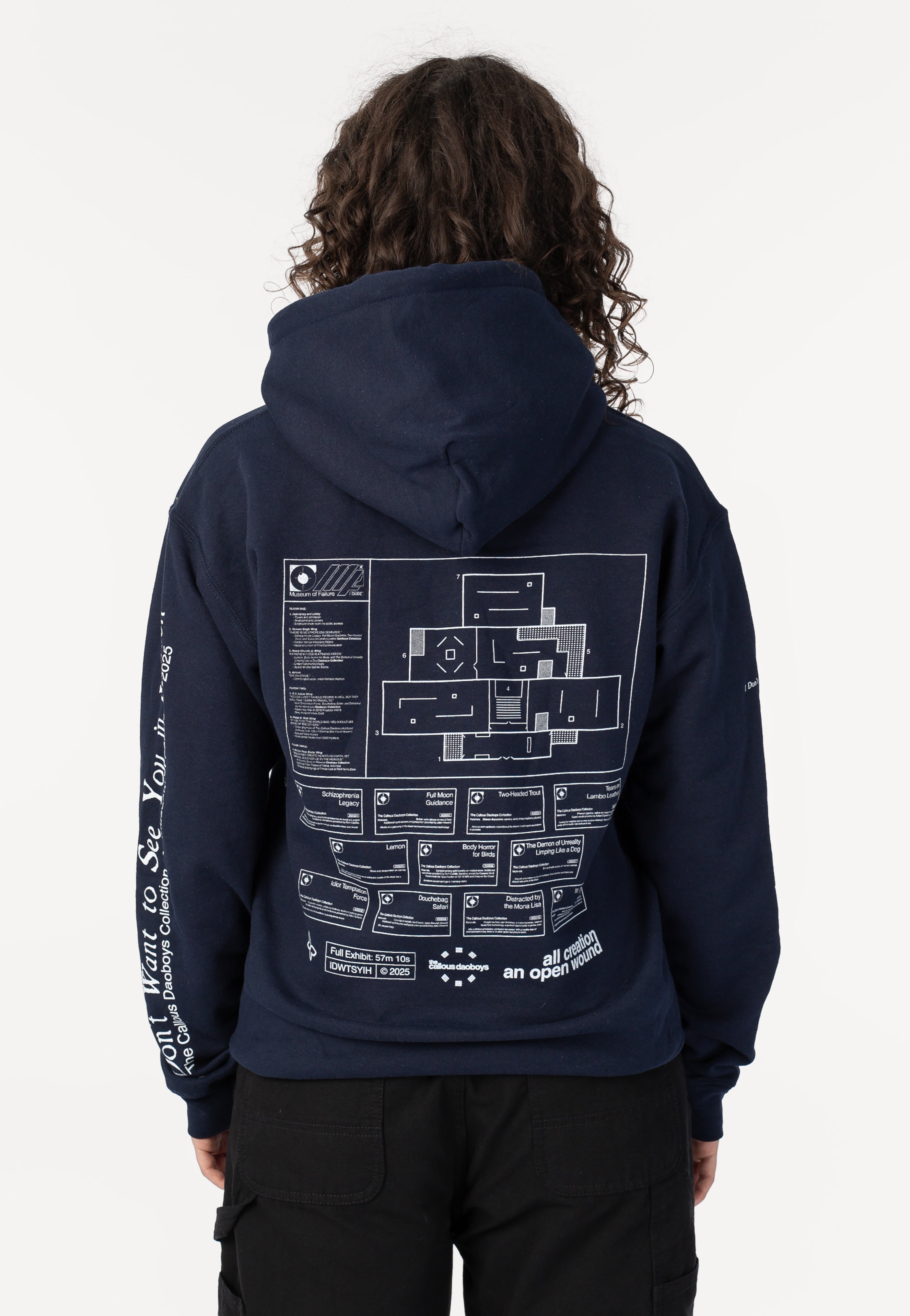 The Callous Daoboys - Credits Navy - Hoodie | Women-Image