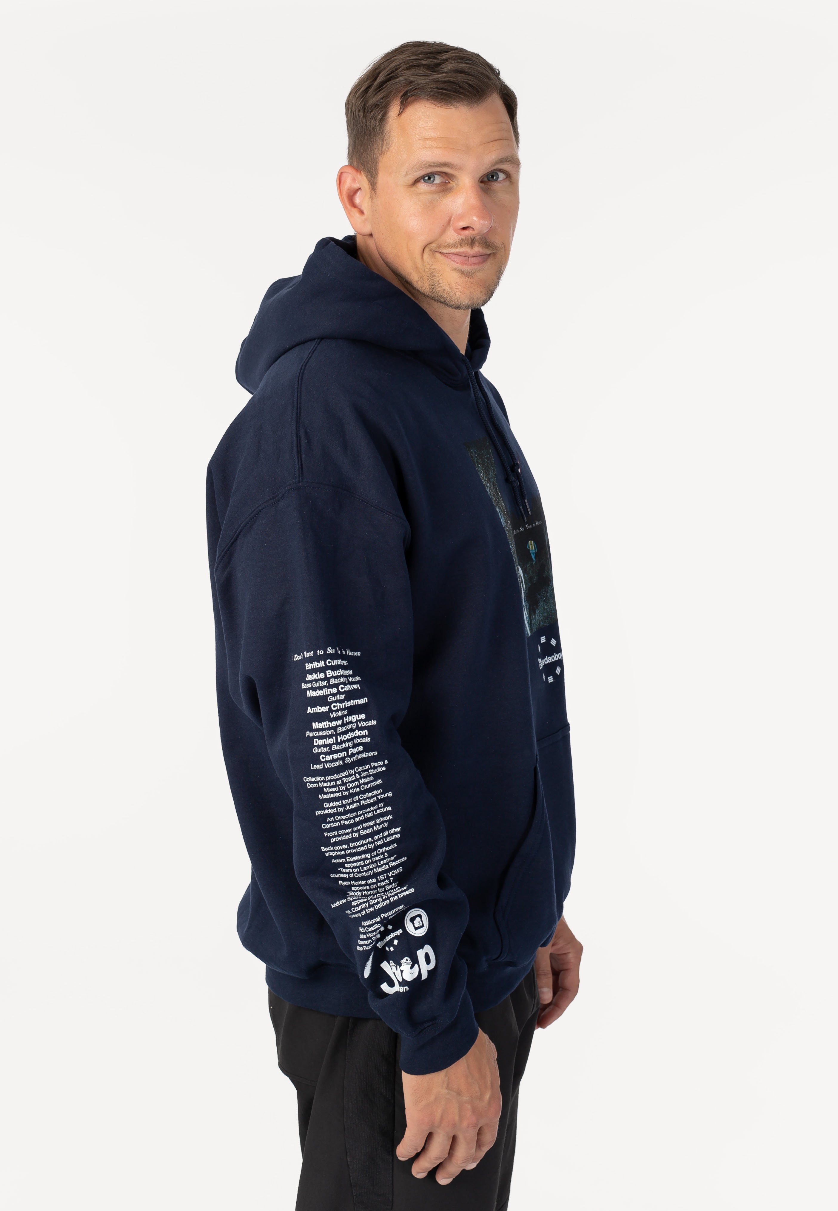 The Callous Daoboys - Credits Navy - Hoodie | Men-Image