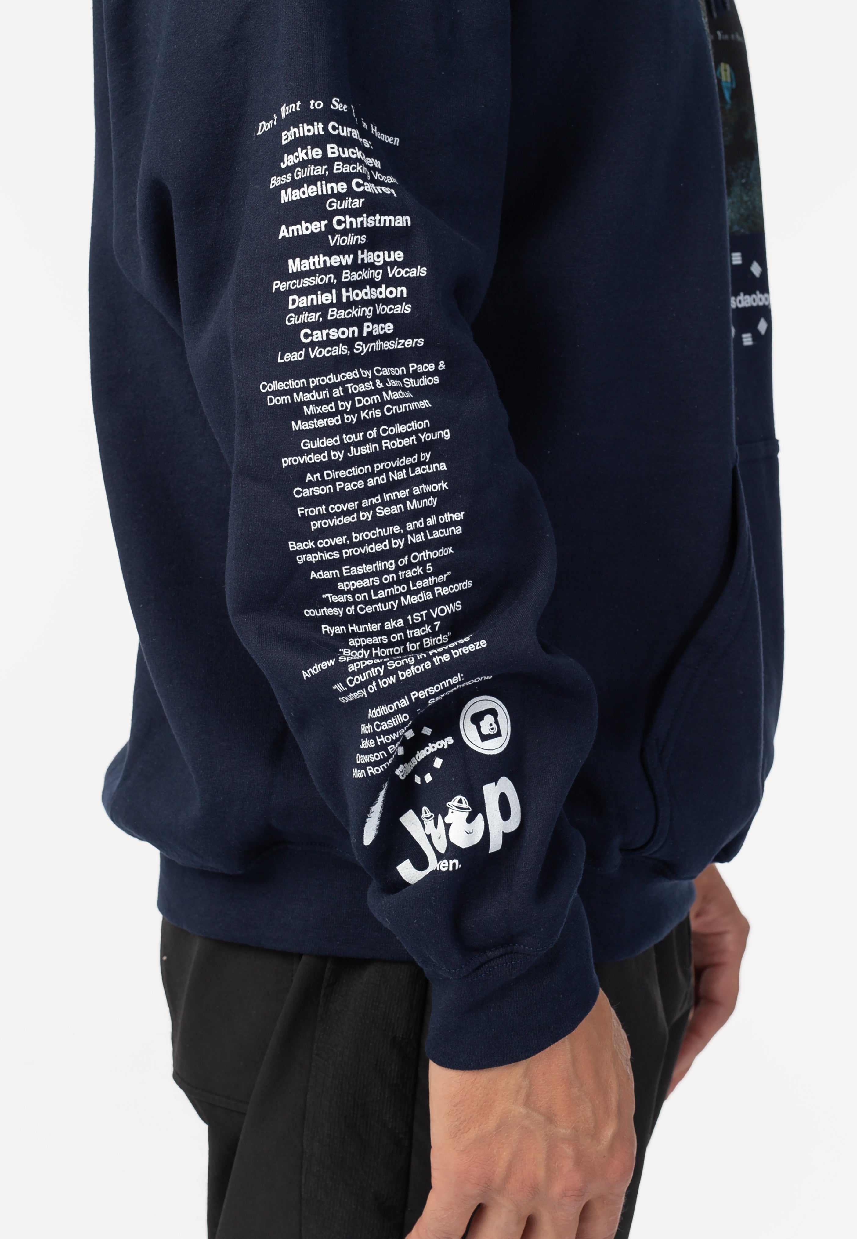 The Callous Daoboys - Credits Navy - Hoodie | Men-Image