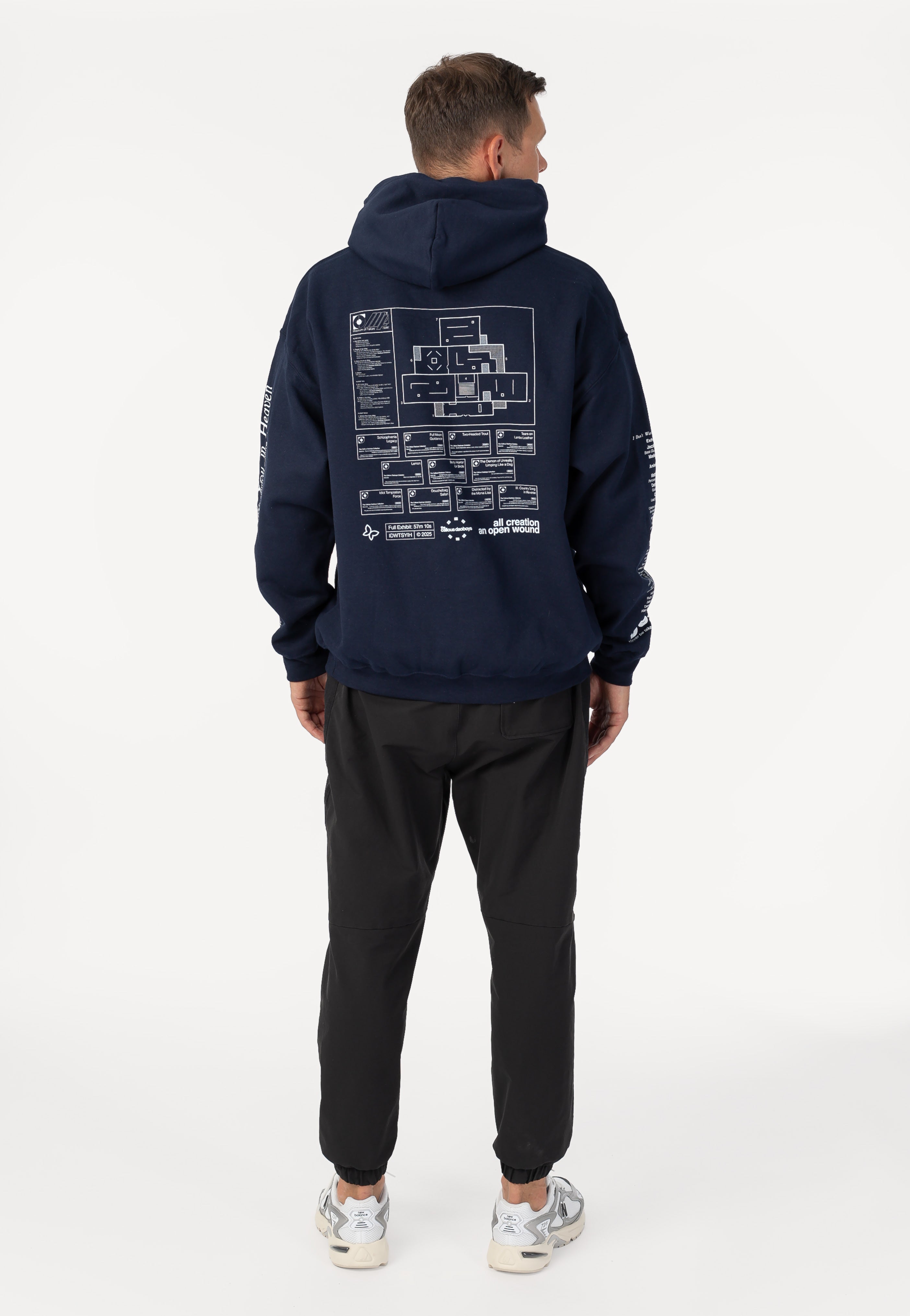 The Callous Daoboys - Credits Navy - Hoodie | Men-Image
