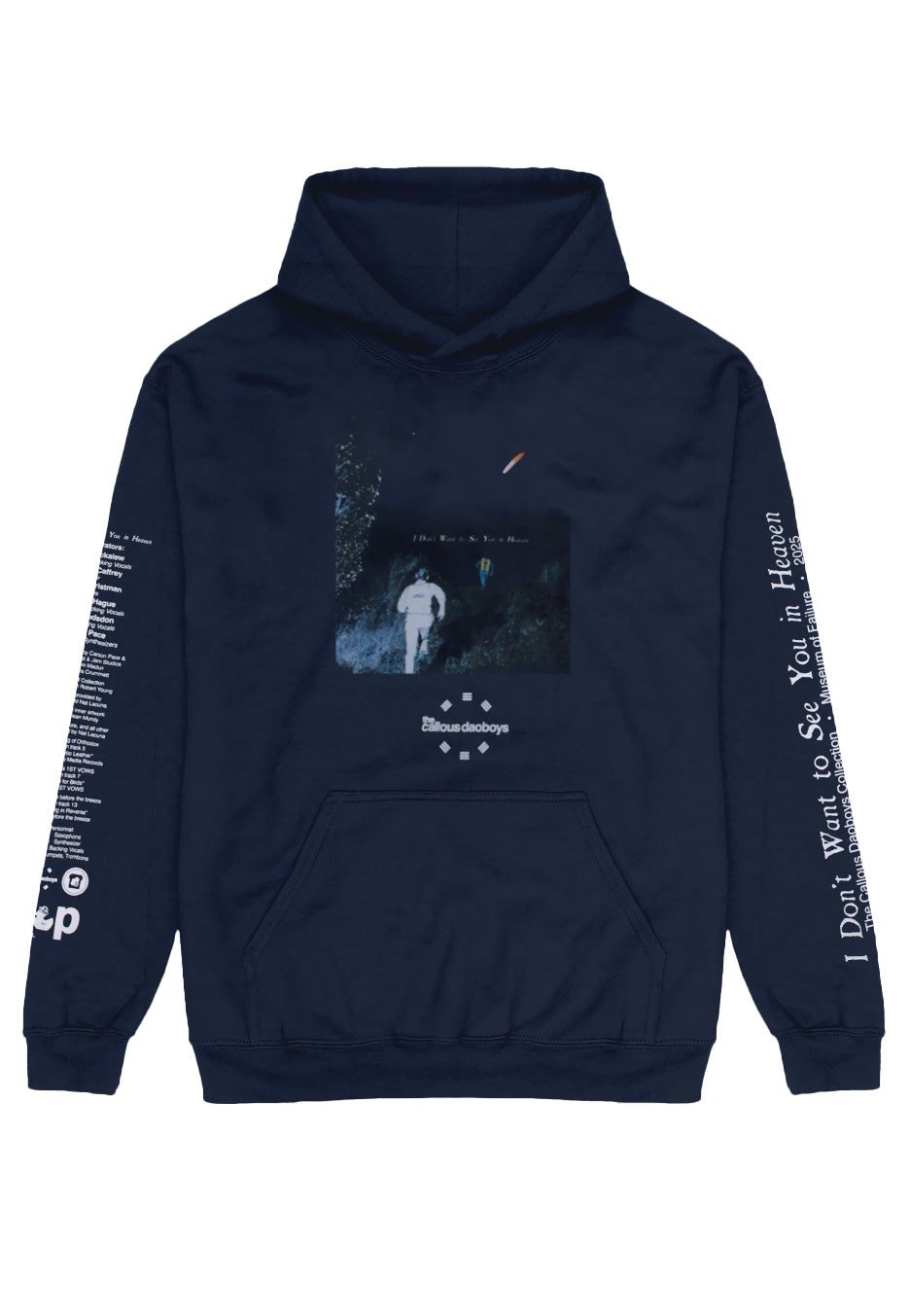 The Callous Daoboys - Credits Navy - Hoodie | Neutral-Image