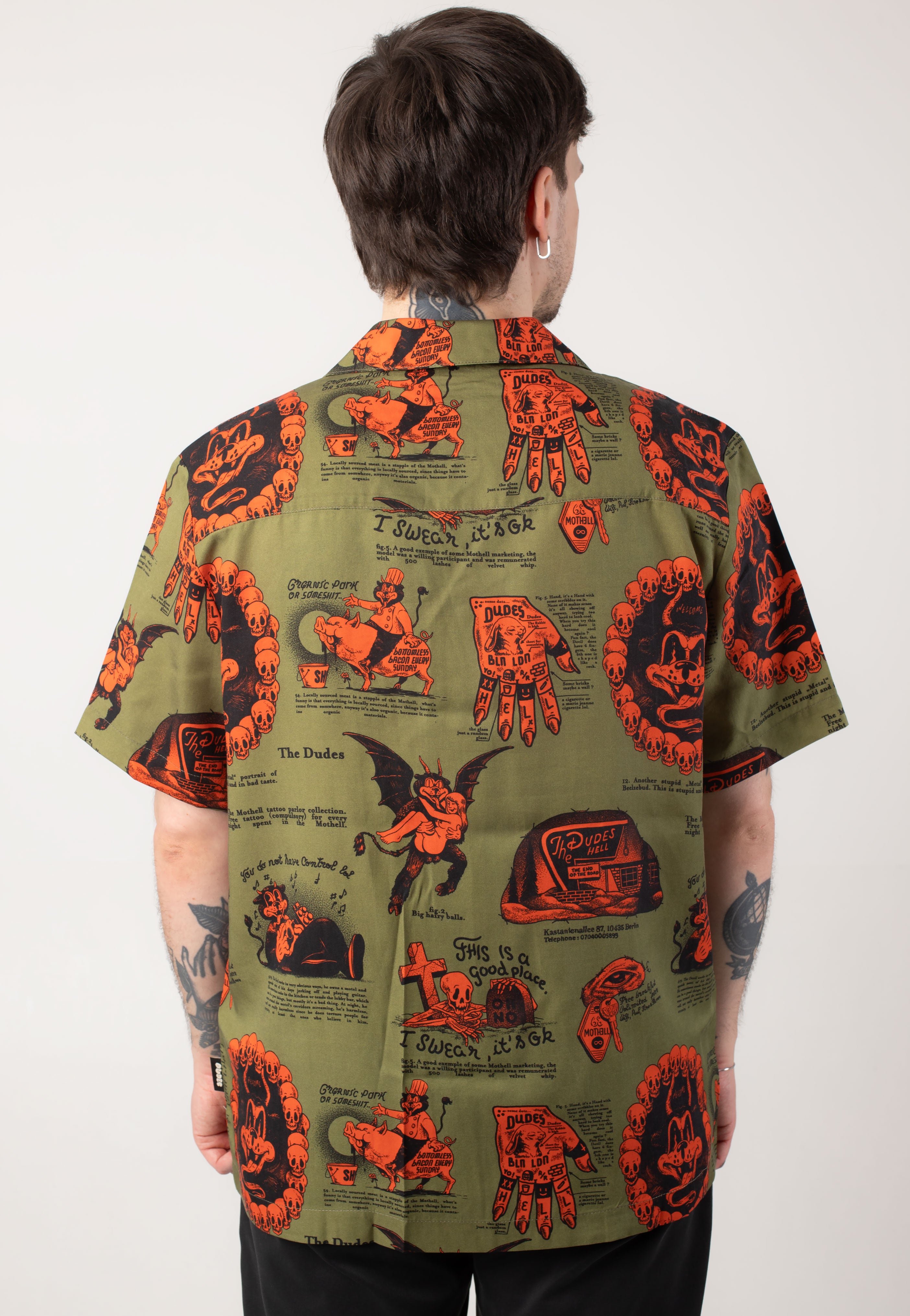 The Dudes - Beelzebud Green Hawaiian - Shirt | Men-Image