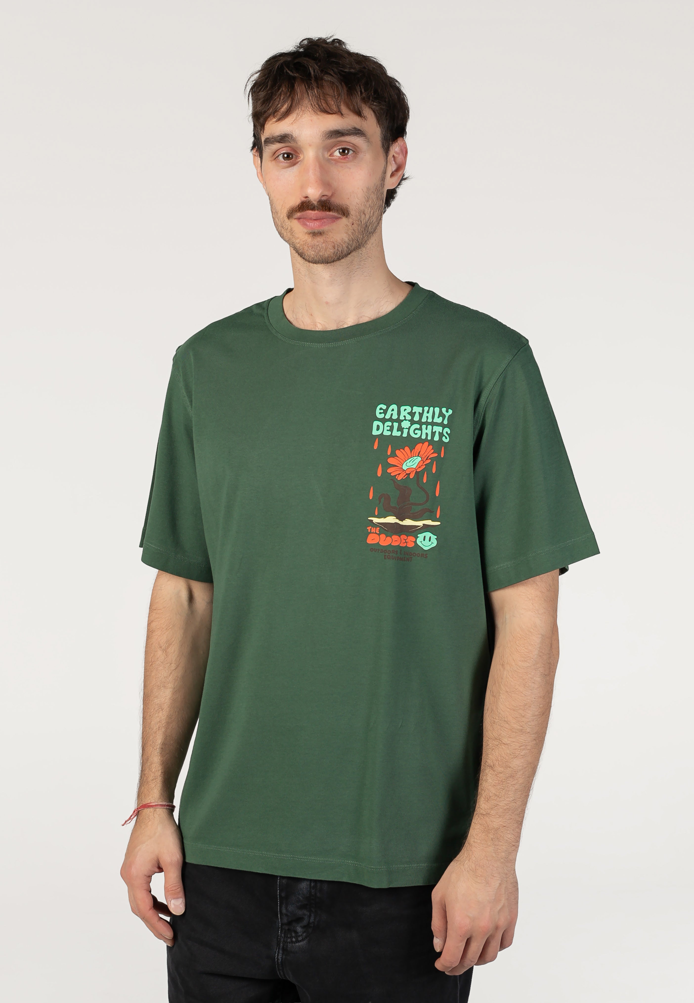 The Dudes - Earthly Delights Bottle Green - T-Shirt | Men-Image