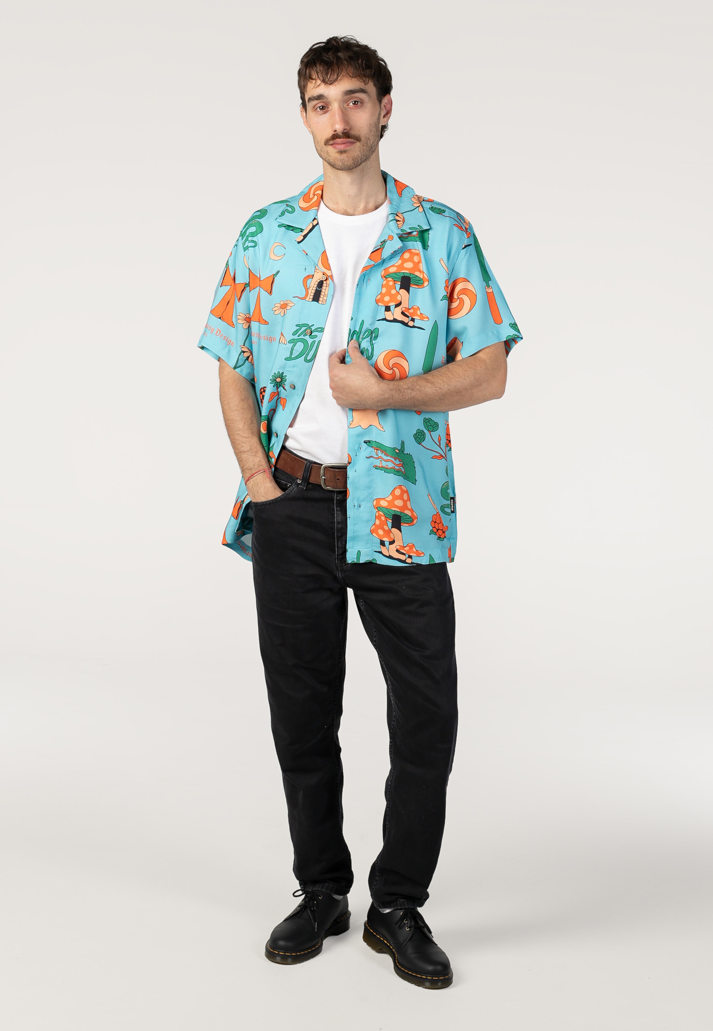 The Dudes - European Fantasy Blue Hawaiian - Shirt | Men-Image