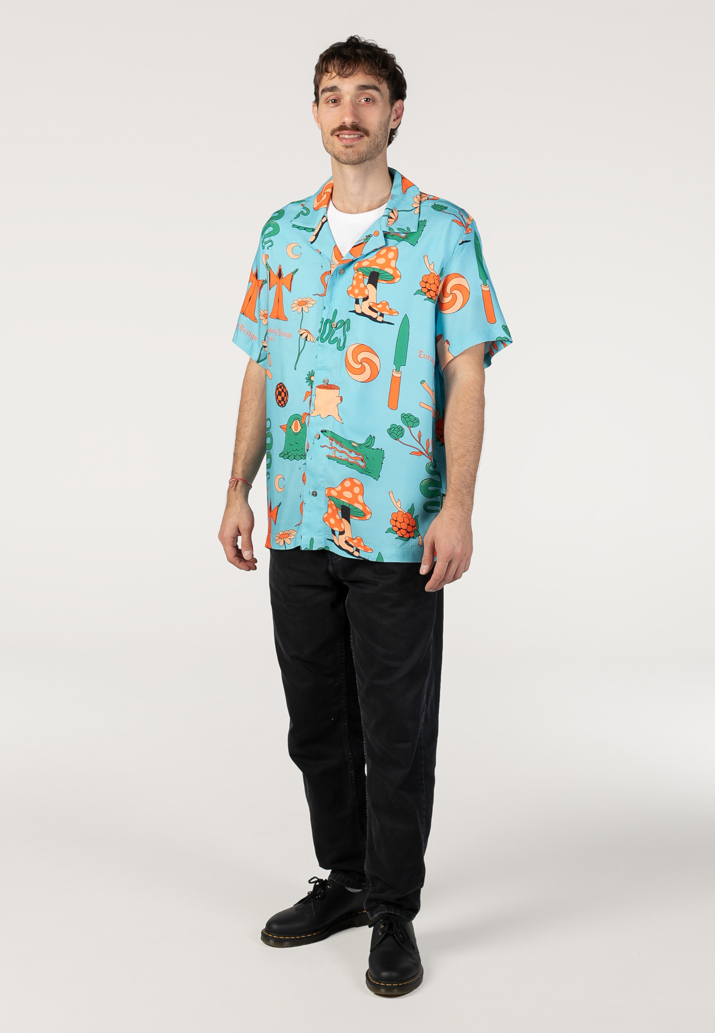 The Dudes - European Fantasy Blue Hawaiian - Shirt | Men-Image