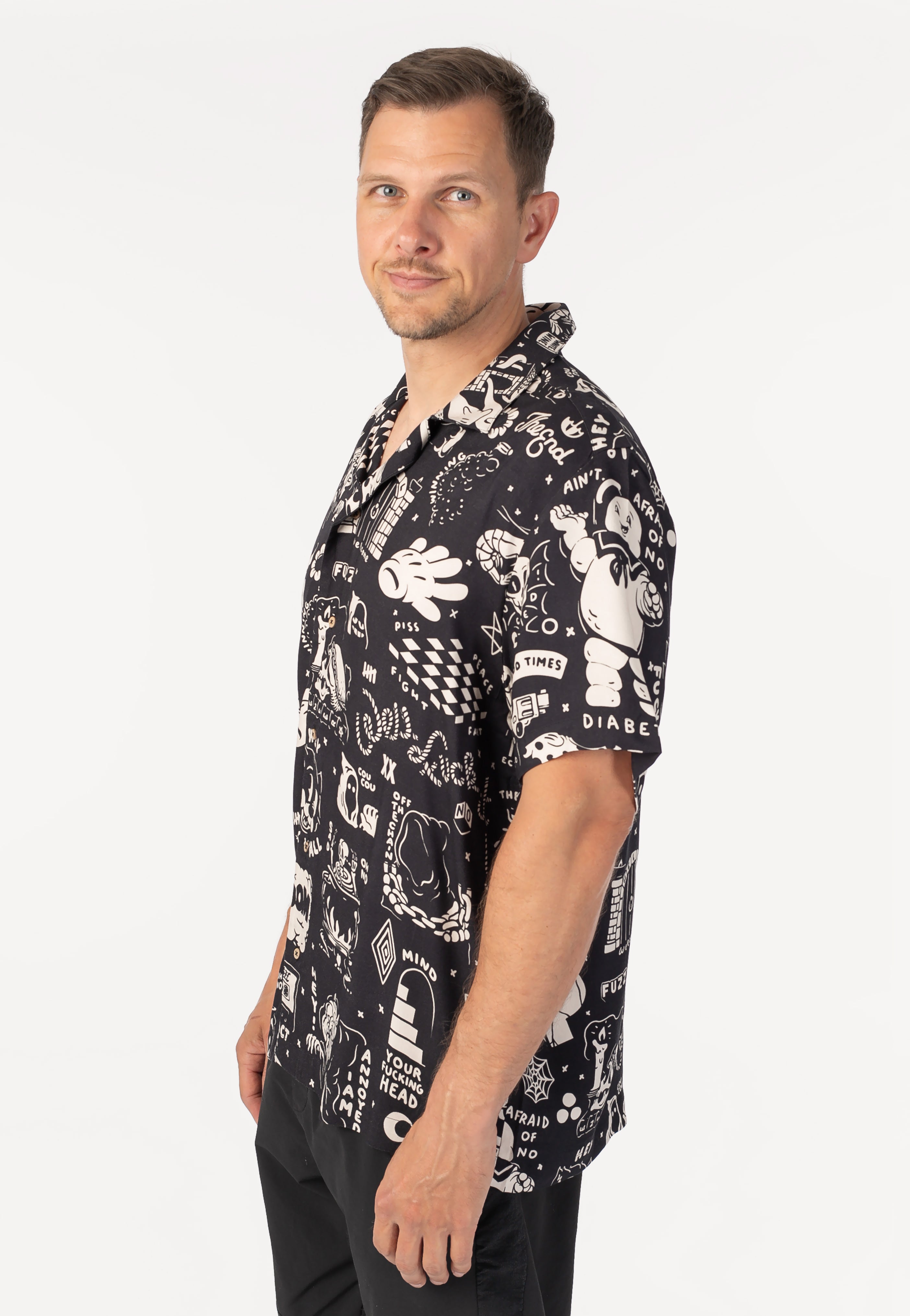 The Dudes - Flashy Pattern Hawaiian - Shirt | Men-Image