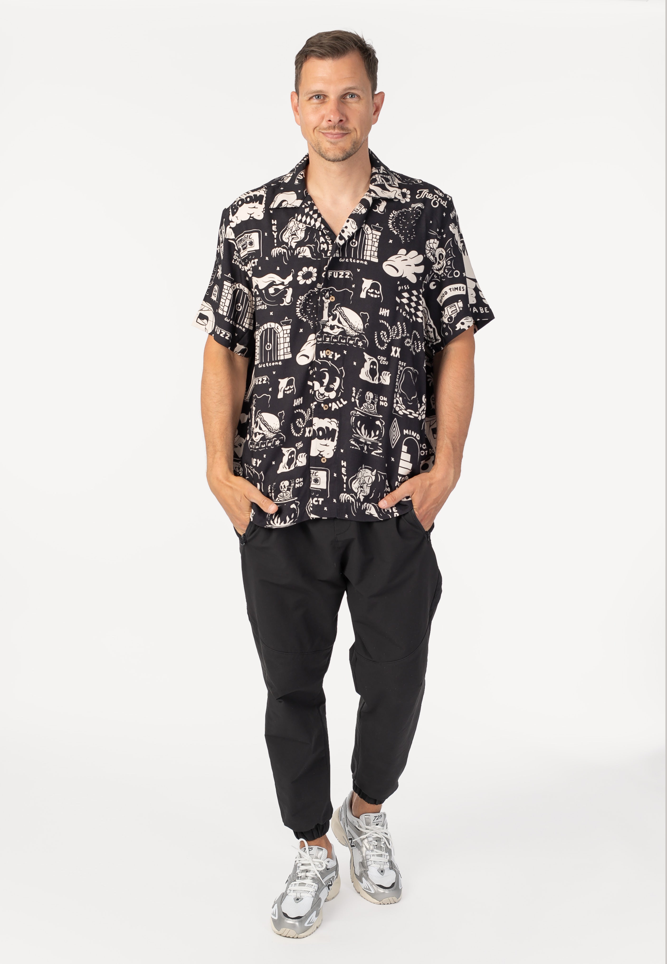 The Dudes - Flashy Pattern Hawaiian - Shirt | Men-Image