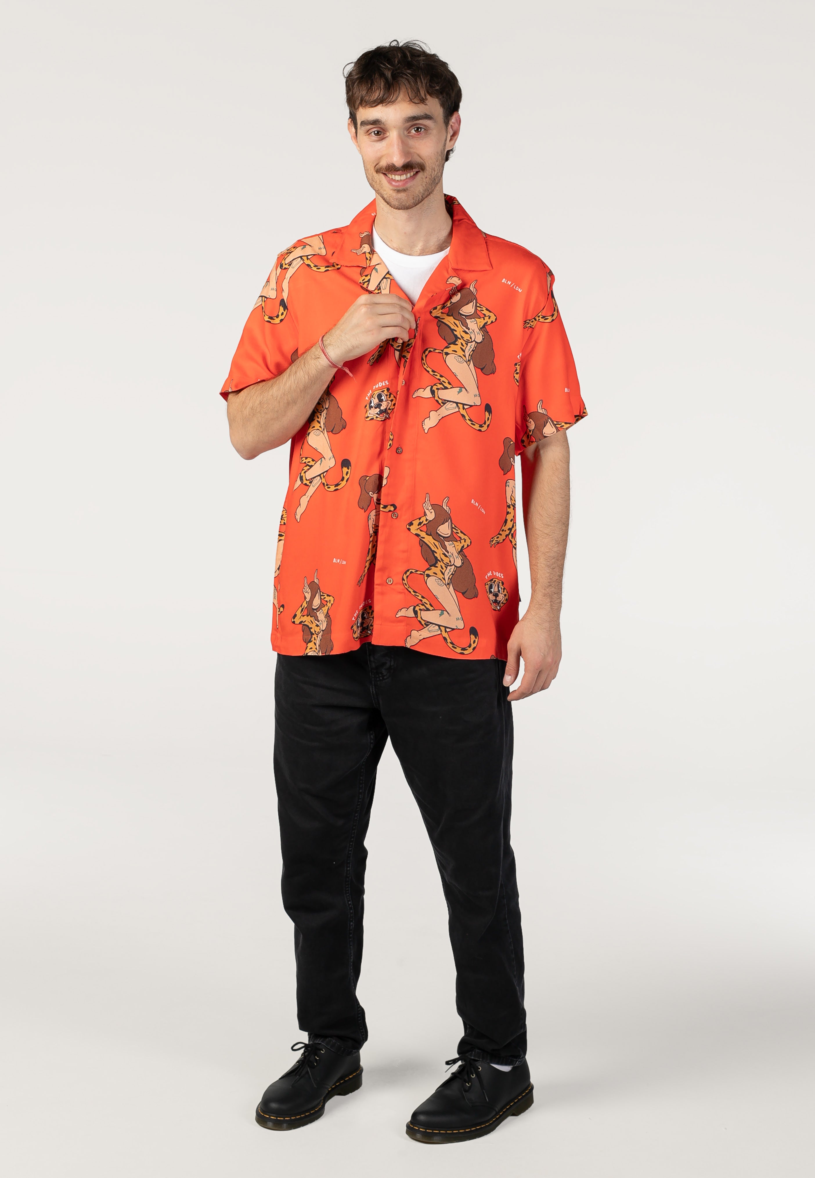 The Dudes - Meow Red Hawaiian - Shirt | Men-Image