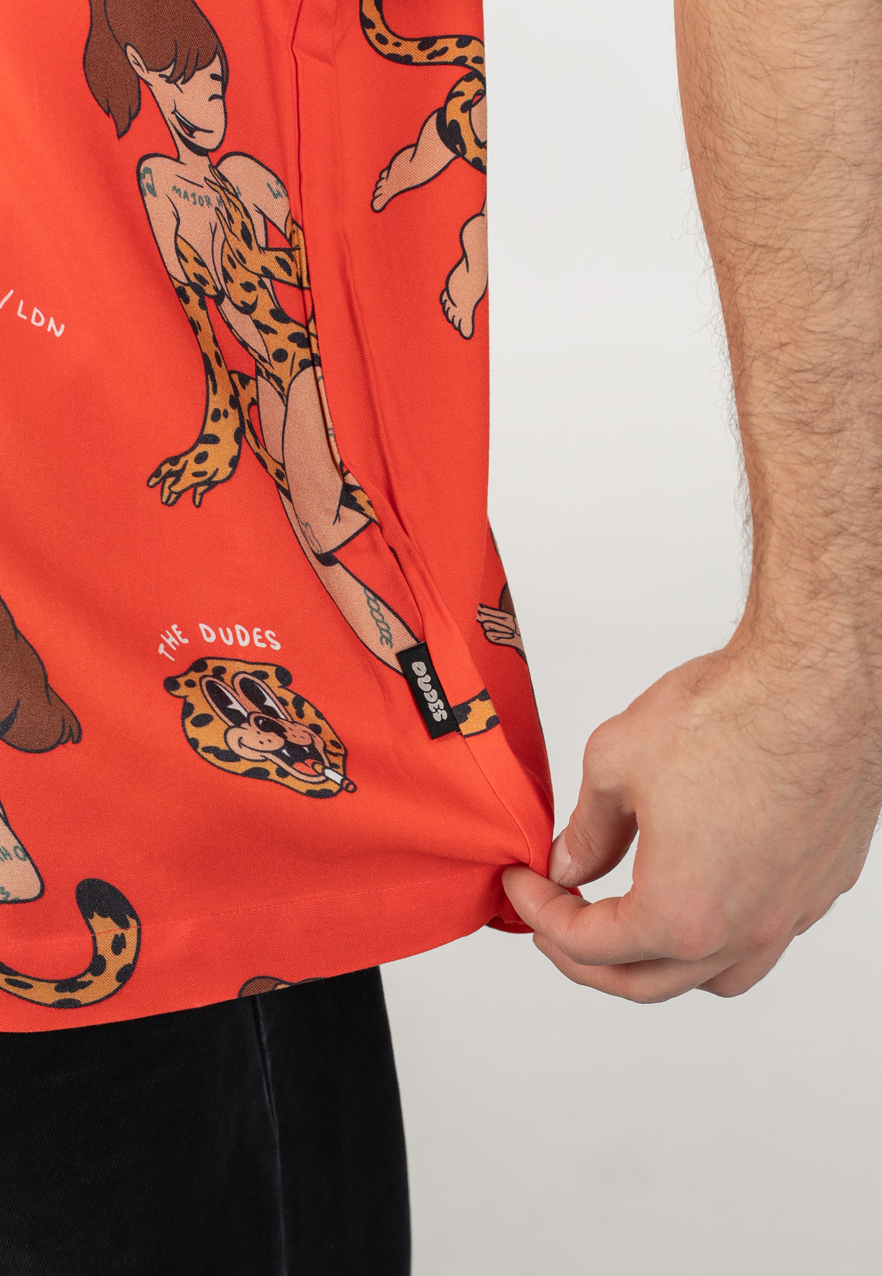 The Dudes - Meow Red Hawaiian - Shirt | Men-Image