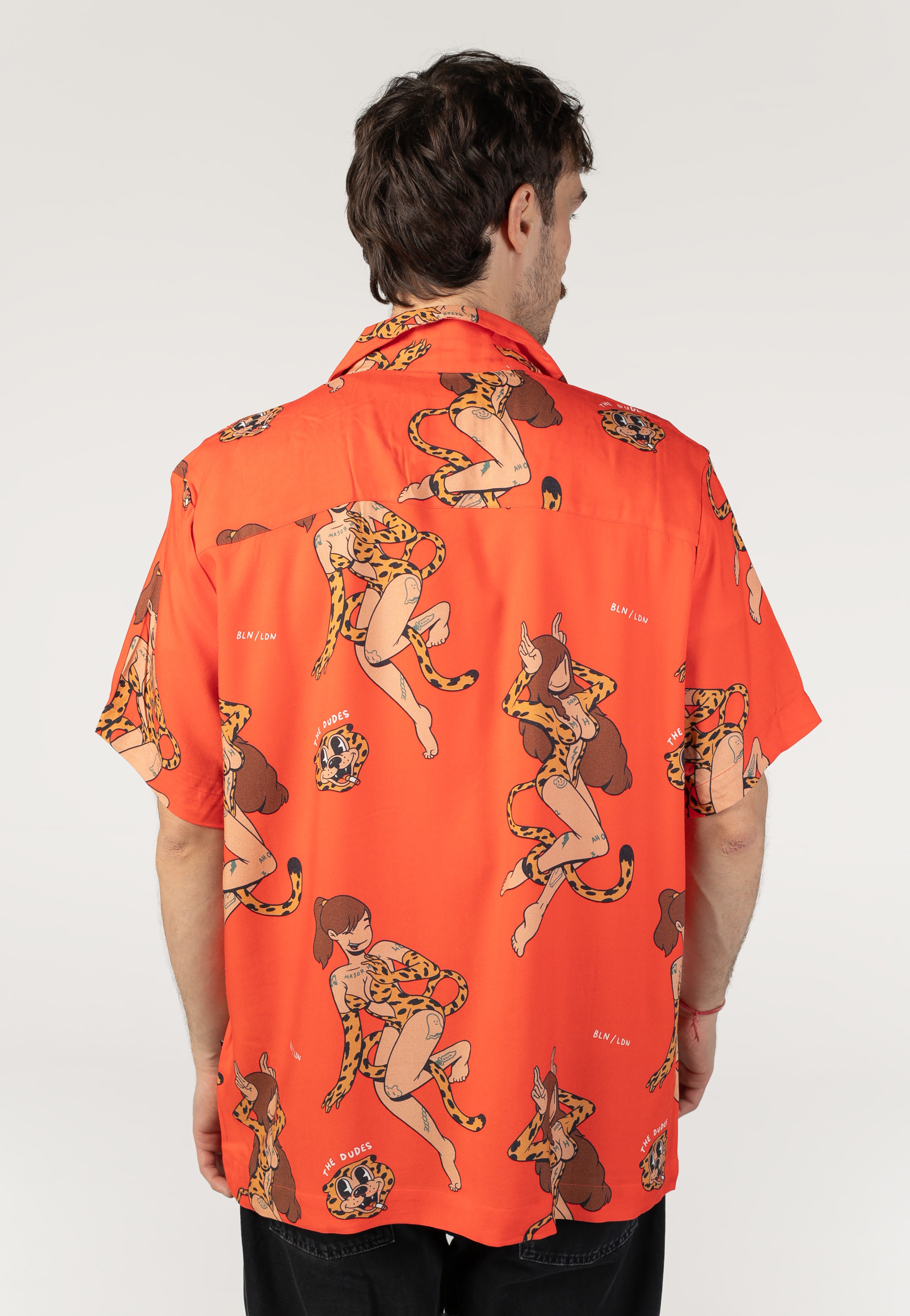 The Dudes - Meow Red Hawaiian - Shirt | Men-Image
