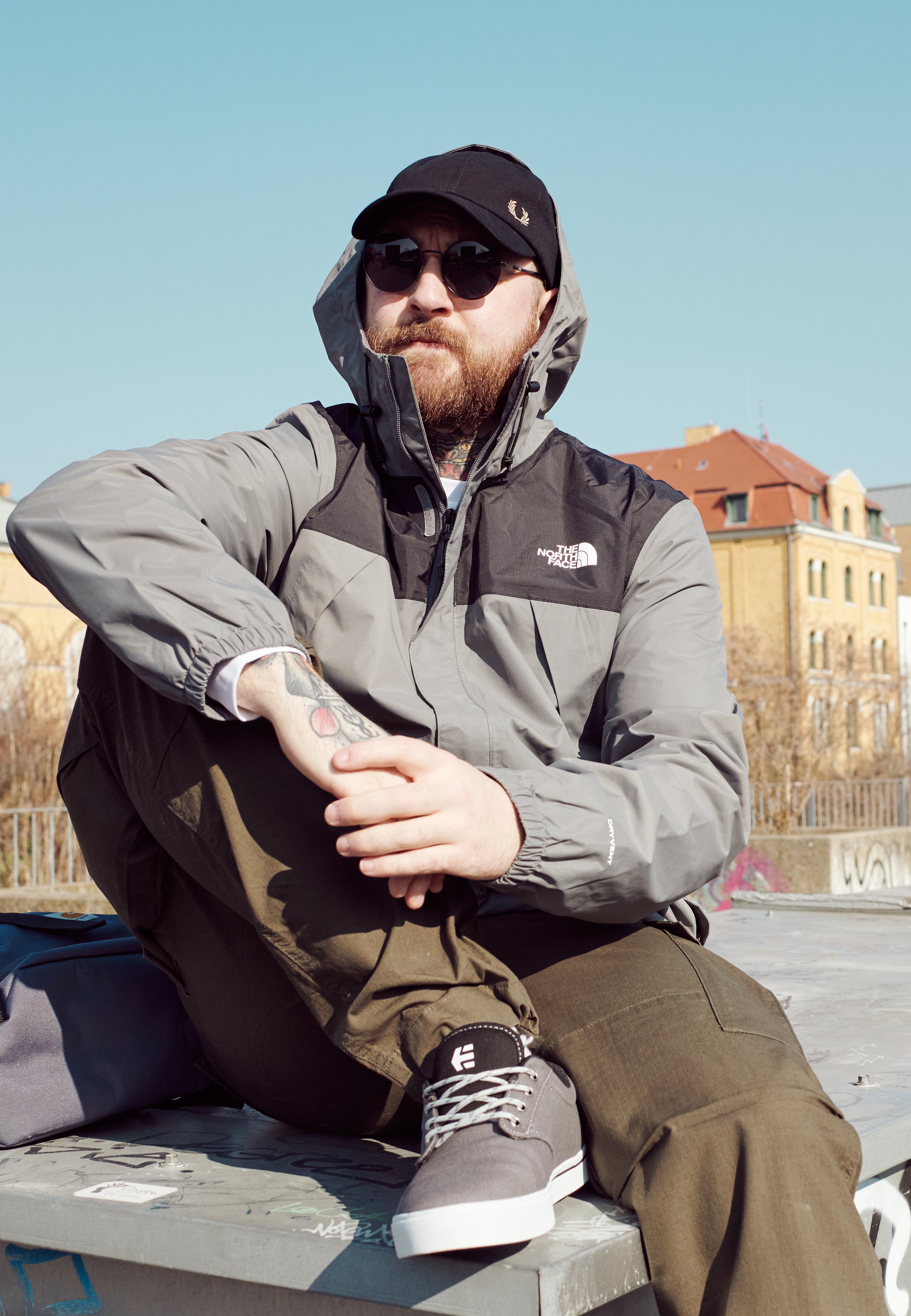 The North Face - Antora Smoked Pearl/Tnf Black - Jacket | Impericon