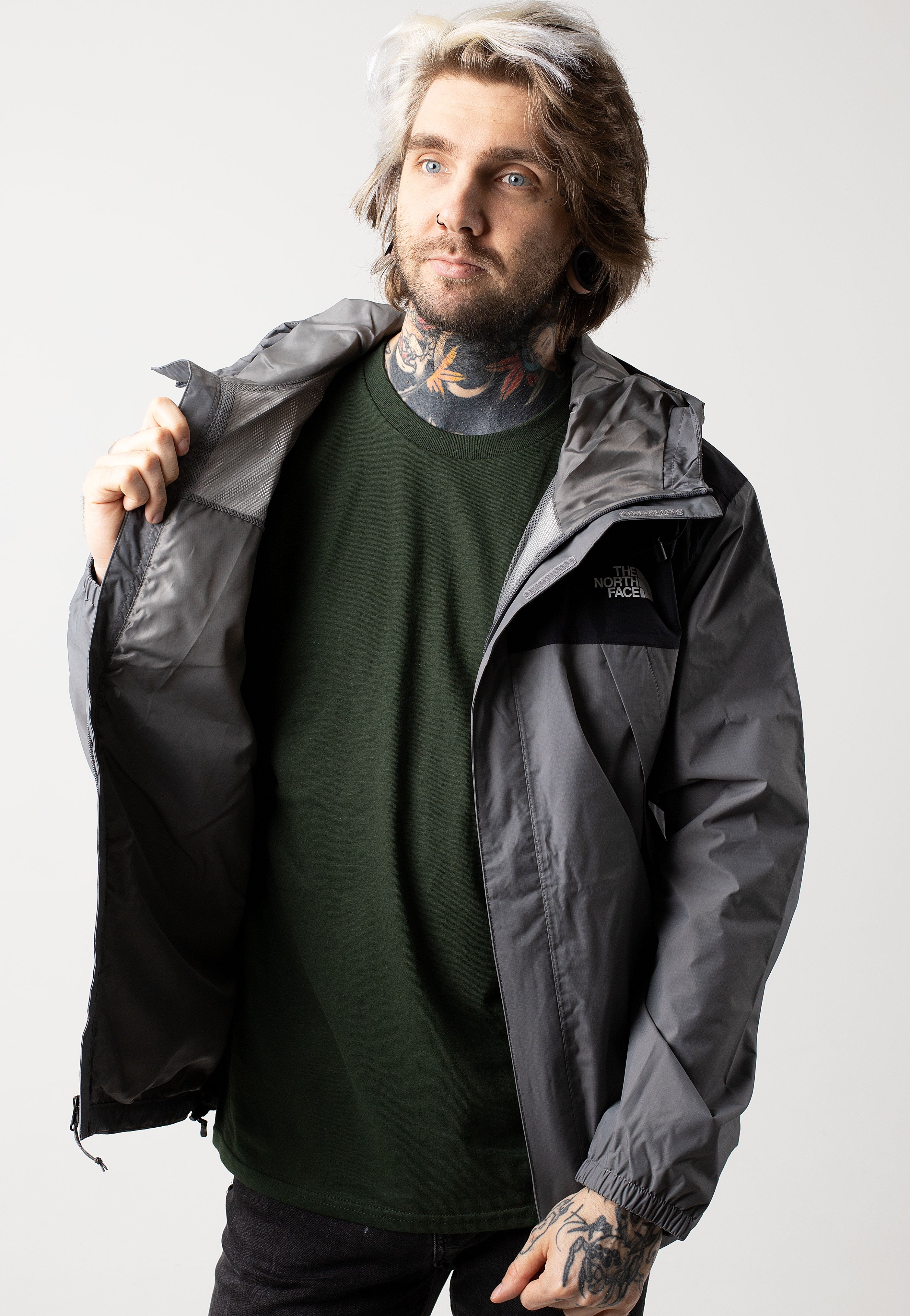 The North Face - Antora Smoked Pearl/Tnf Black - Jacket | Impericon