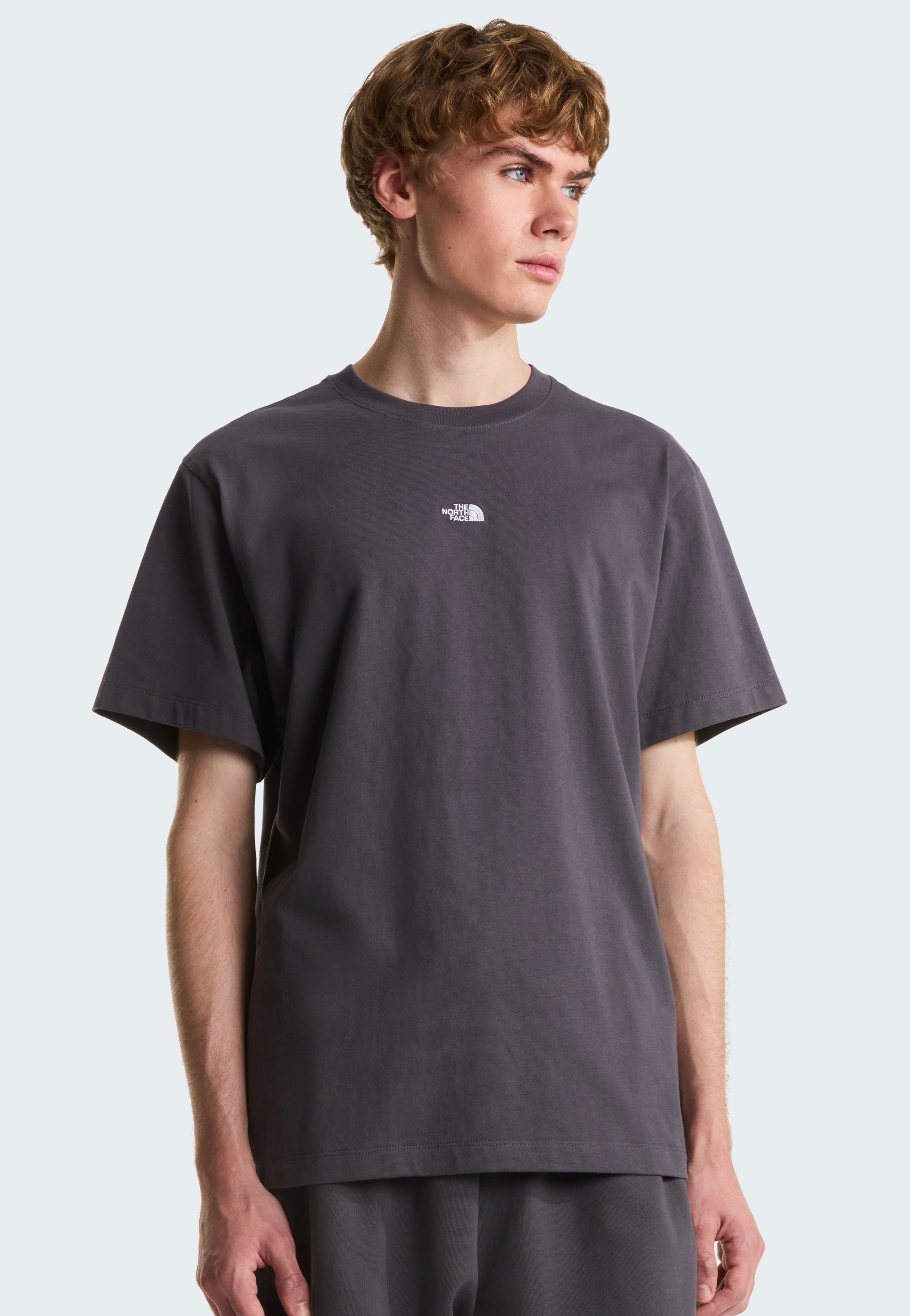 The North Face - Center Logo Relaxed Anthracite Grey - T-Shirt | Men-Image