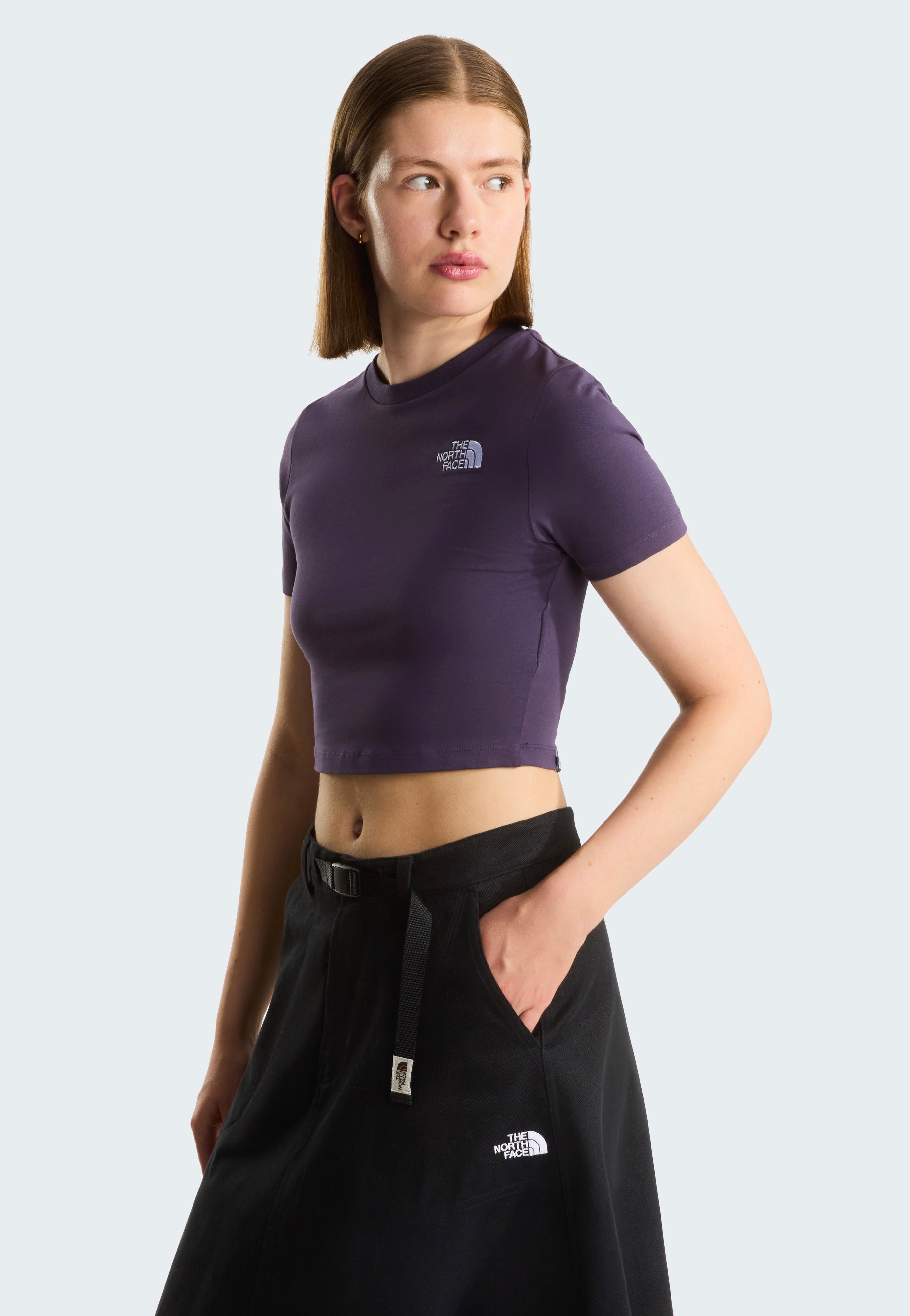 トップス THE NORTH FACE The North Face - Essential Cropped Slim Endless Dusk - T-Shirt