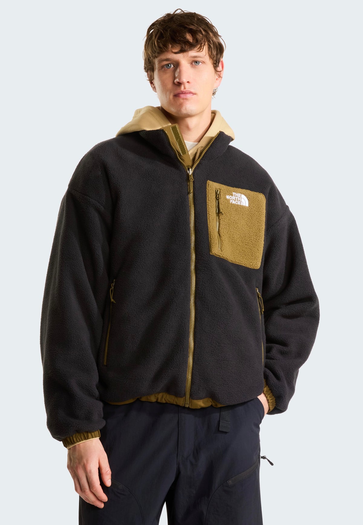 The North Face M Yumiori Reversible Caraway Seed/TNF Black Jacke | Men-Image
