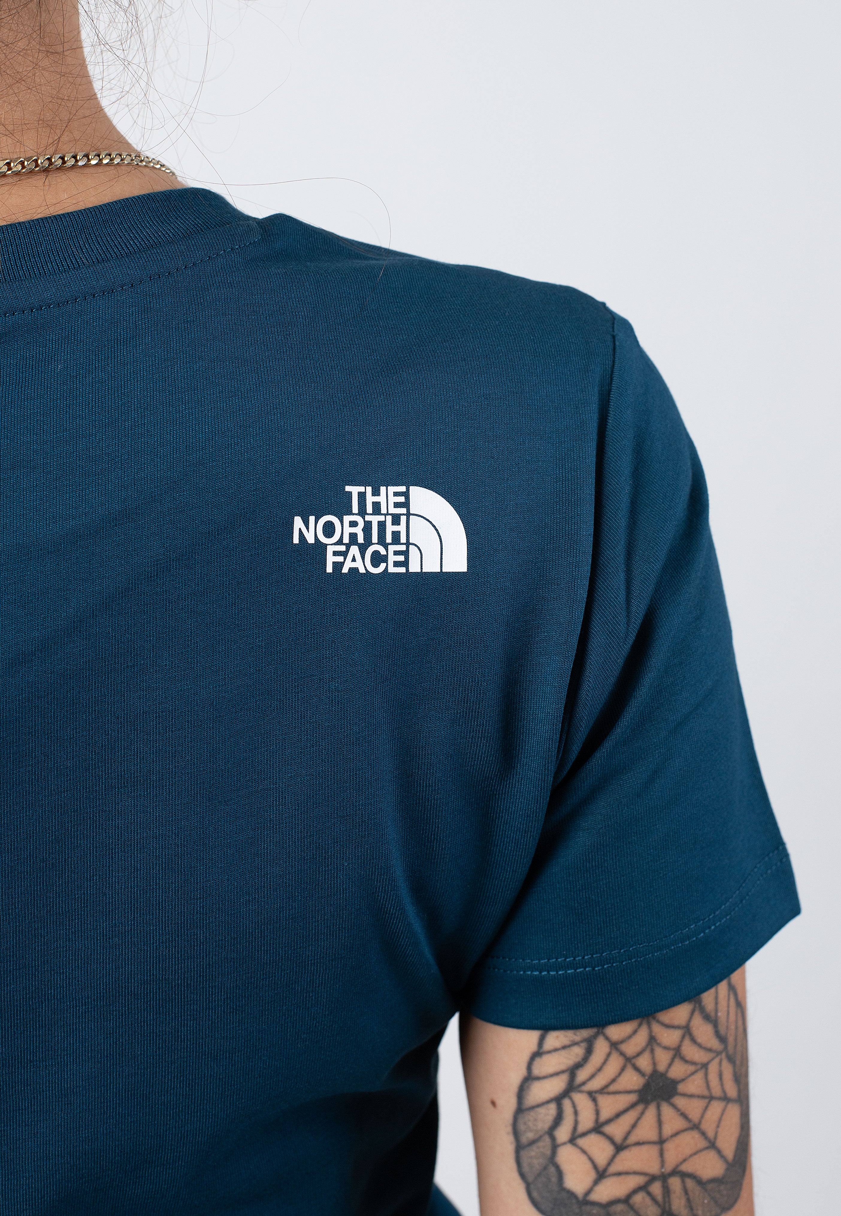 The North Face - Simple Dome Slitee Midnight Petrol - T-Shirt | Women-Image