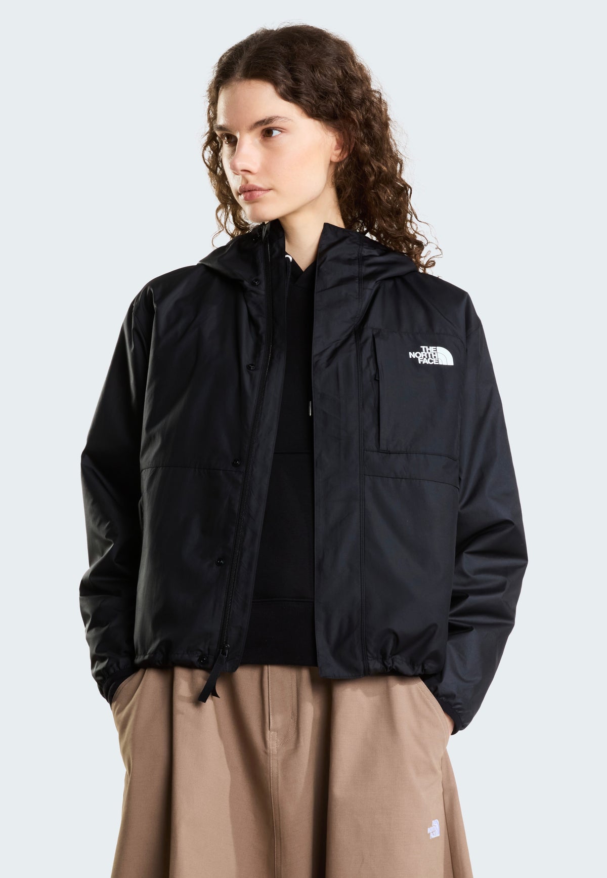 The North Face W Nuketo Wind TNF Black Chubasquero | Women-Image
