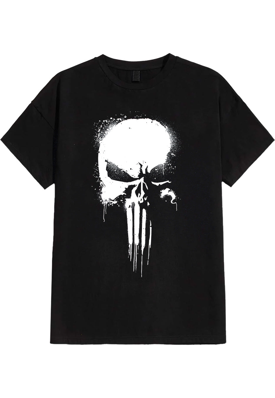 The Punisher - Paintspray Skull - T-Shirt | Neutral-Image