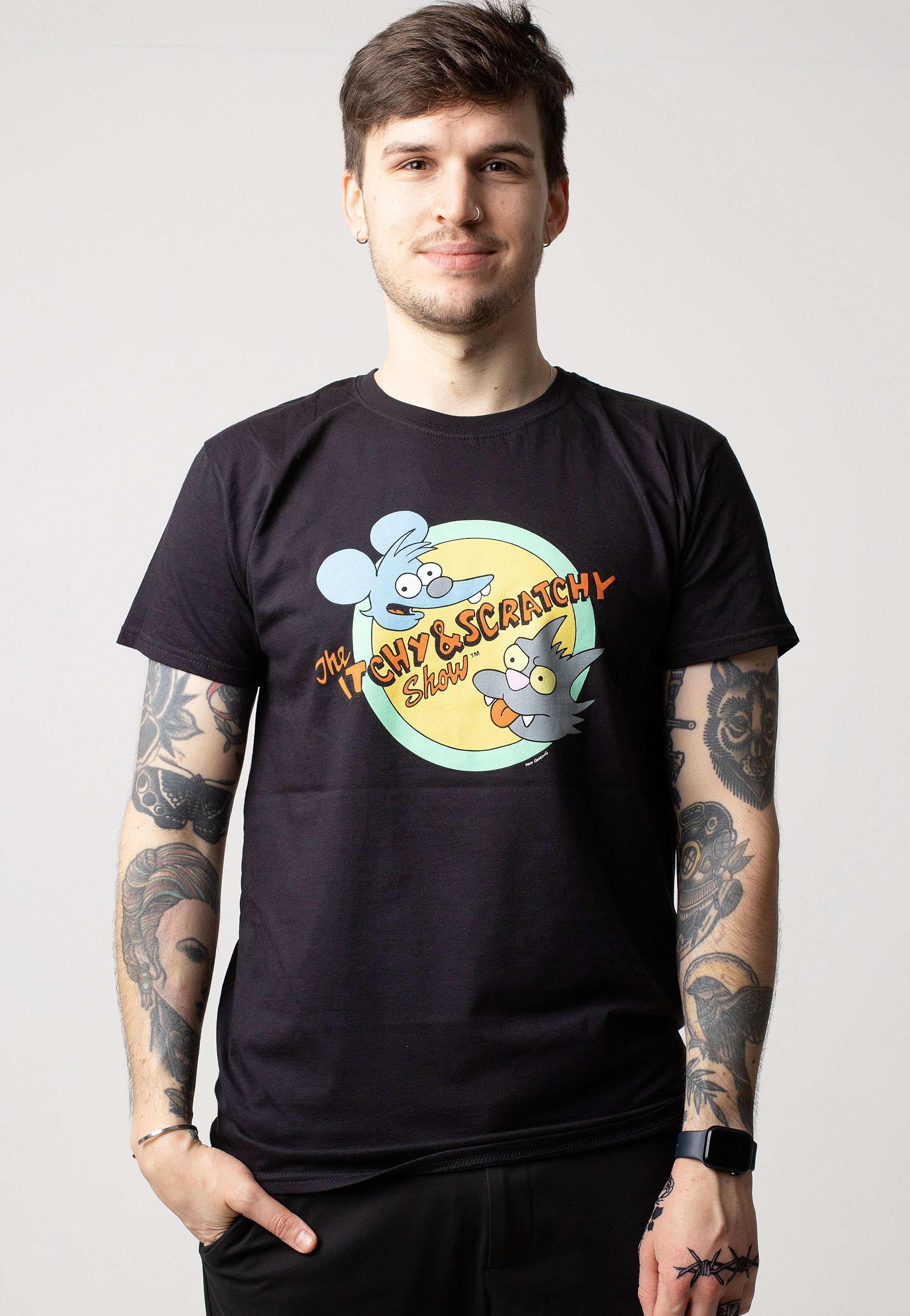 The Simpsons - Itchy And Scratchy - T-Shirt | Men-Image