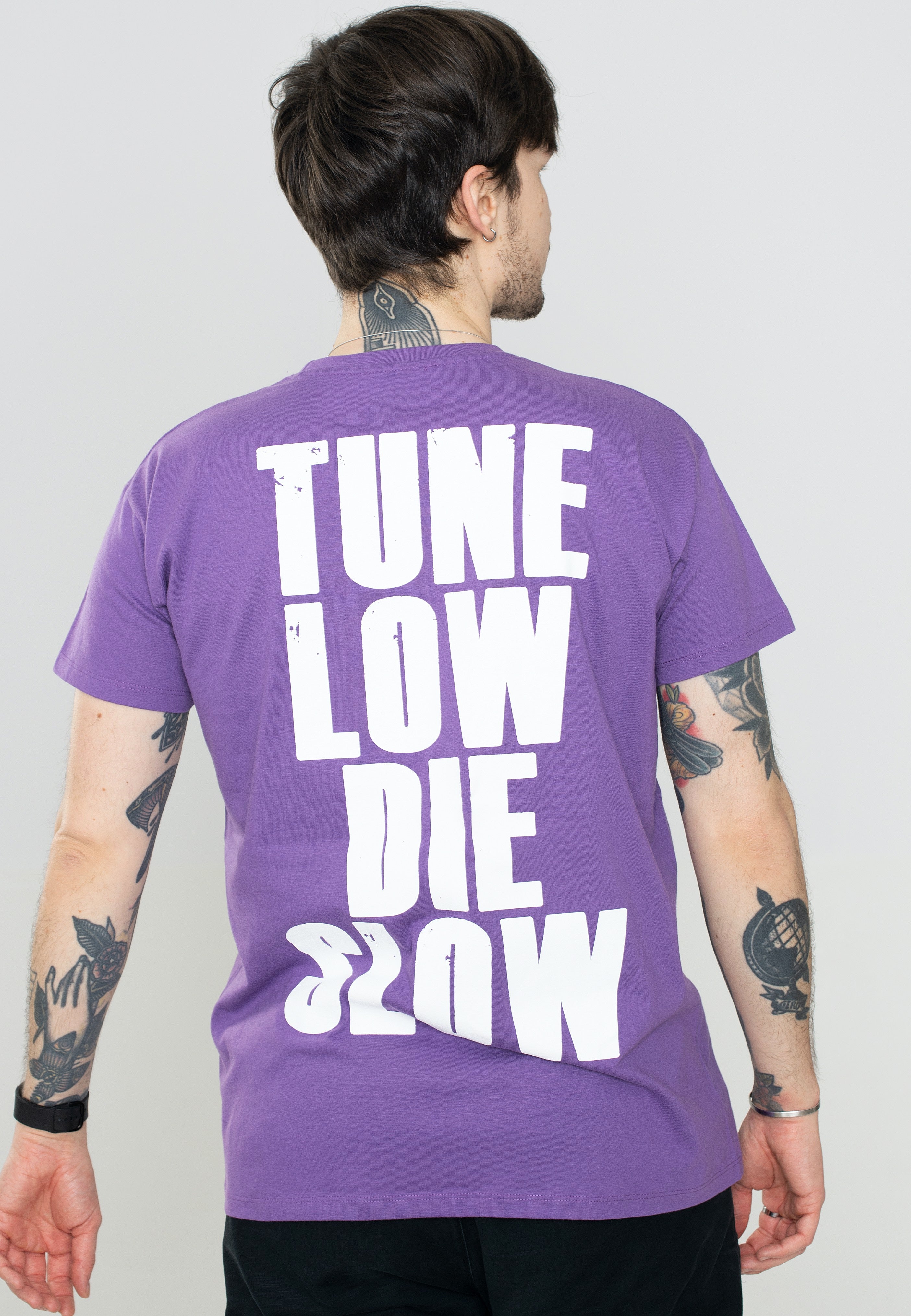 The Acacia Strain Tune Low Die Slow Light Purple - T-Shirt | Impericon