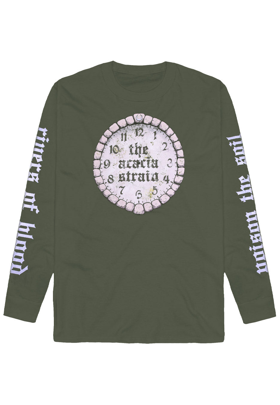 The Acacia Strain - Untended Grave Military Green - Longsleeve | Neutral-Image